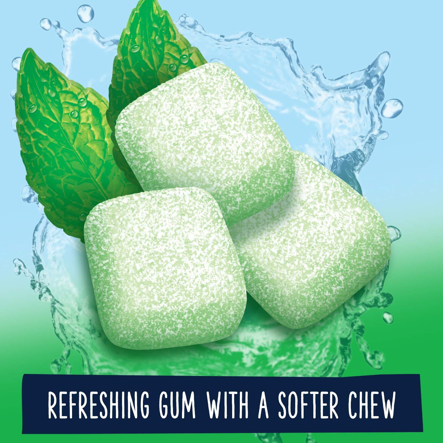 Extra Gum Refreshers Spearmint Sugar Free Chewing Gum, 40 Piece Bottle (Pack Of 4)