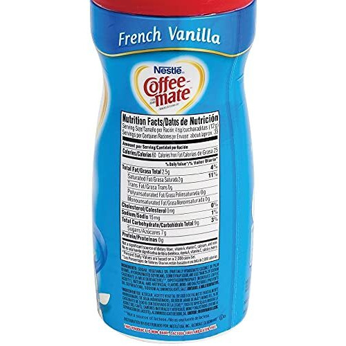 Nestle Coffee Mate Coffee Creamer, French Vanilla, Powder Creamer, 15 Ounces