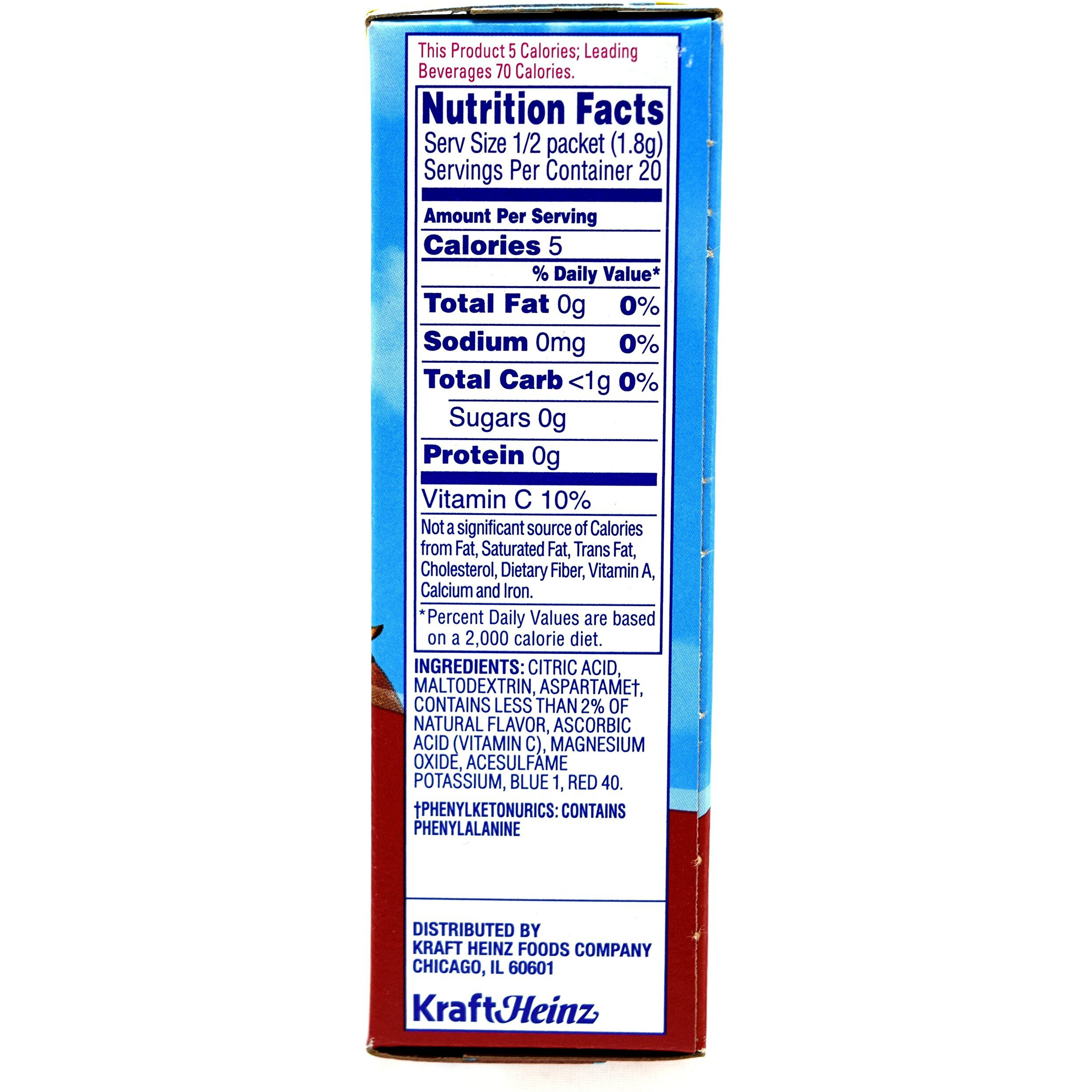 Crystal Light On The Go Natural Cherry Pomegranate (Box Of 10)