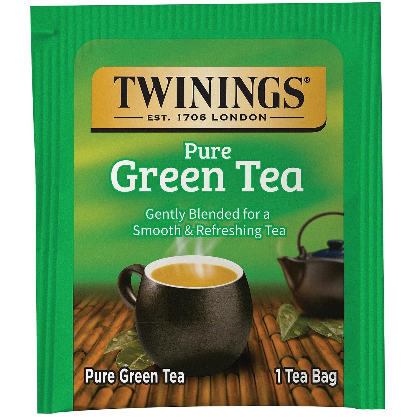 Twinings 09187 Tea Bags, Green, 1.76 Oz, 25/Box