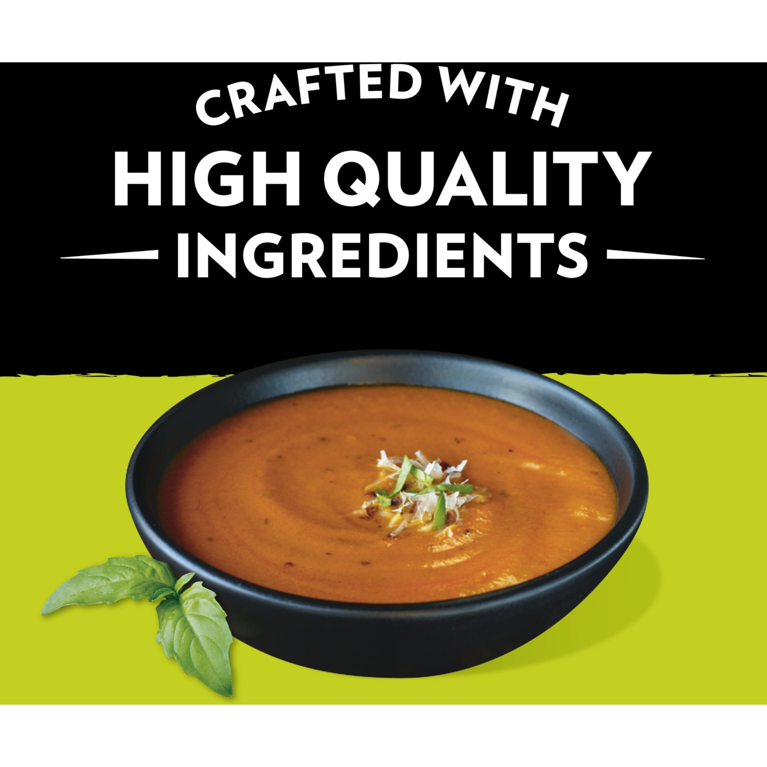 Campbell's Slow Kettle Style Tomato & Sweet Basil Bisque, 15.5 Oz. Tub (Pack Of 8)