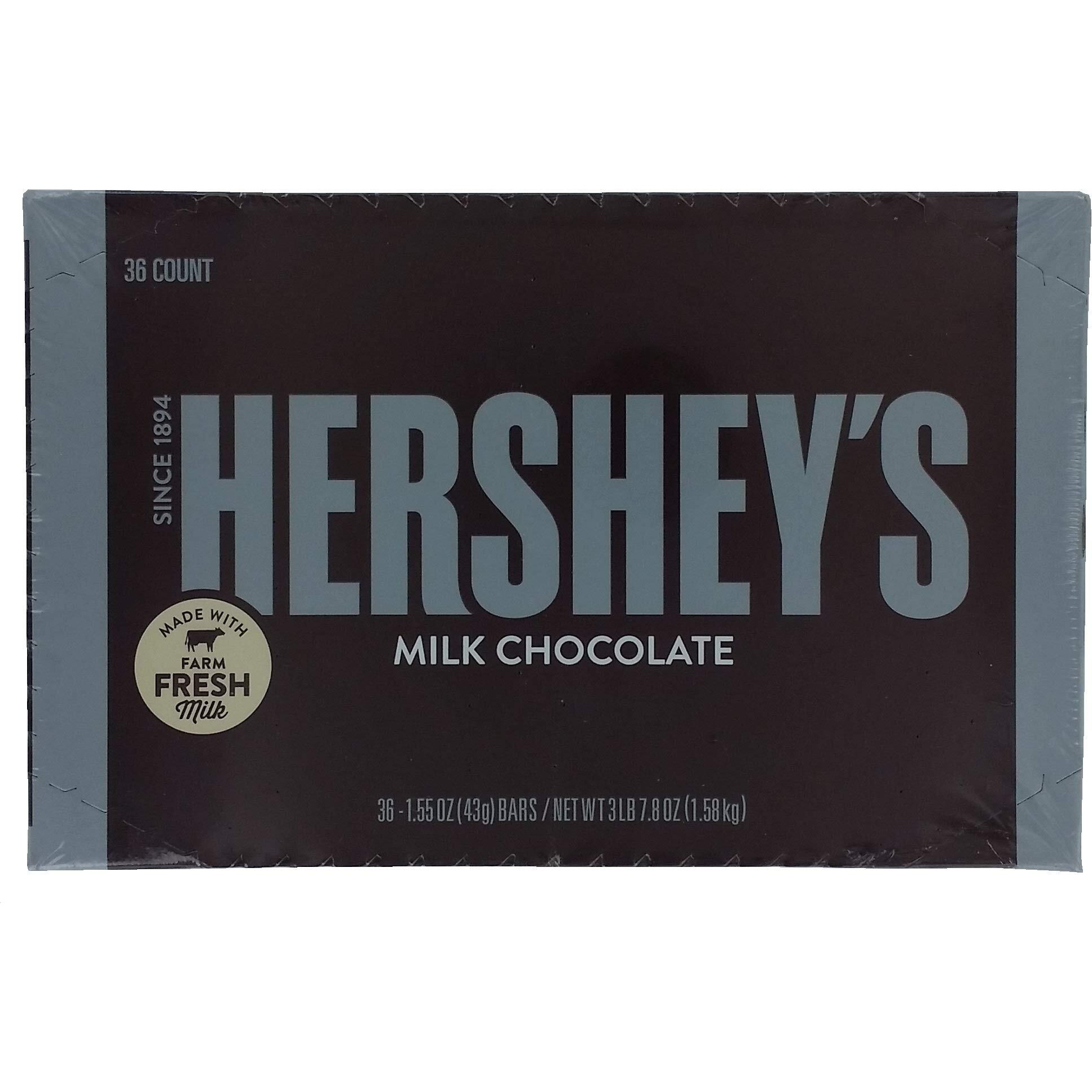 Hershey Milk Chocolate 1.55 Oz, 36/Box