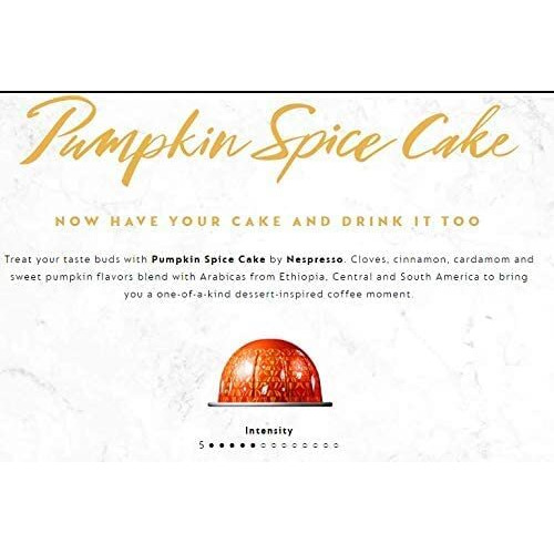 Nespresso Vertuoline Pumpkin Spice Coffee Cake Pods