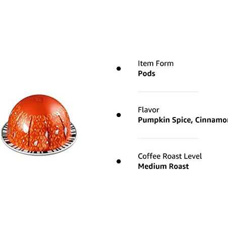 Nespresso Vertuoline Pumpkin Spice Coffee Cake Pods