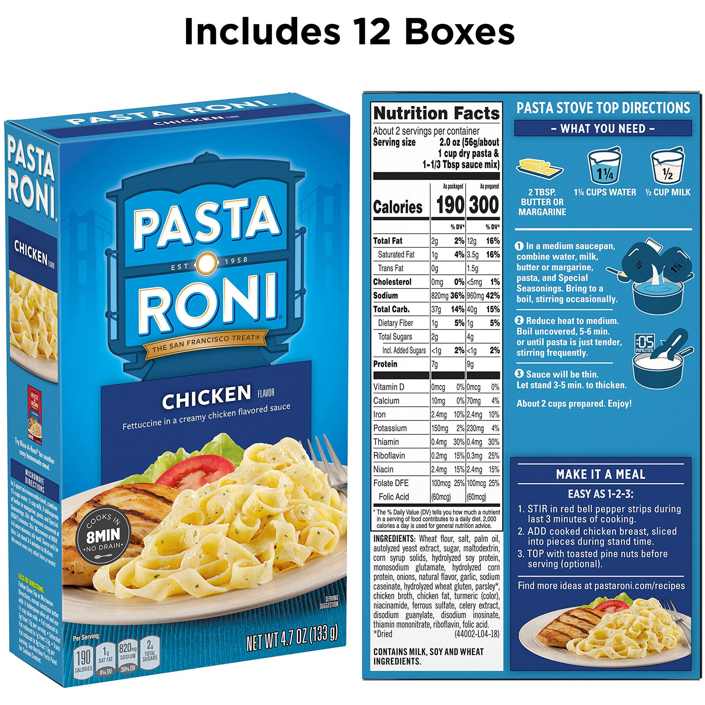 Quaker Pasta Roni Chicken Fettuccine, 4.7 Ounce (Pack Of 12)