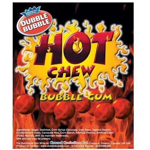 Sweetgourmet Hot Chew Cinnamon Bubble Gum Balls | 5 Pounds