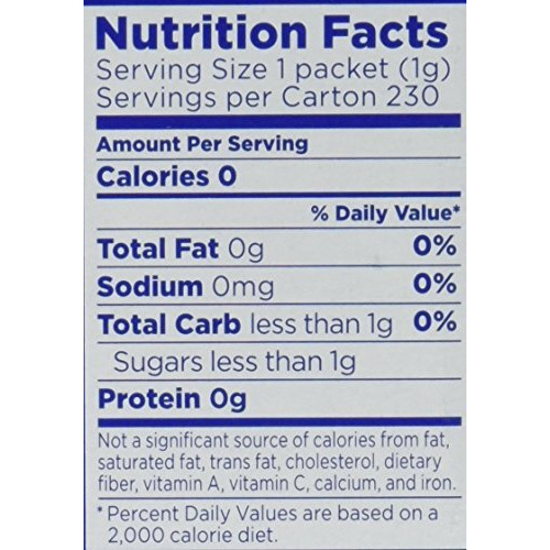 Equal 0 Calories Sweetener 230 Count
