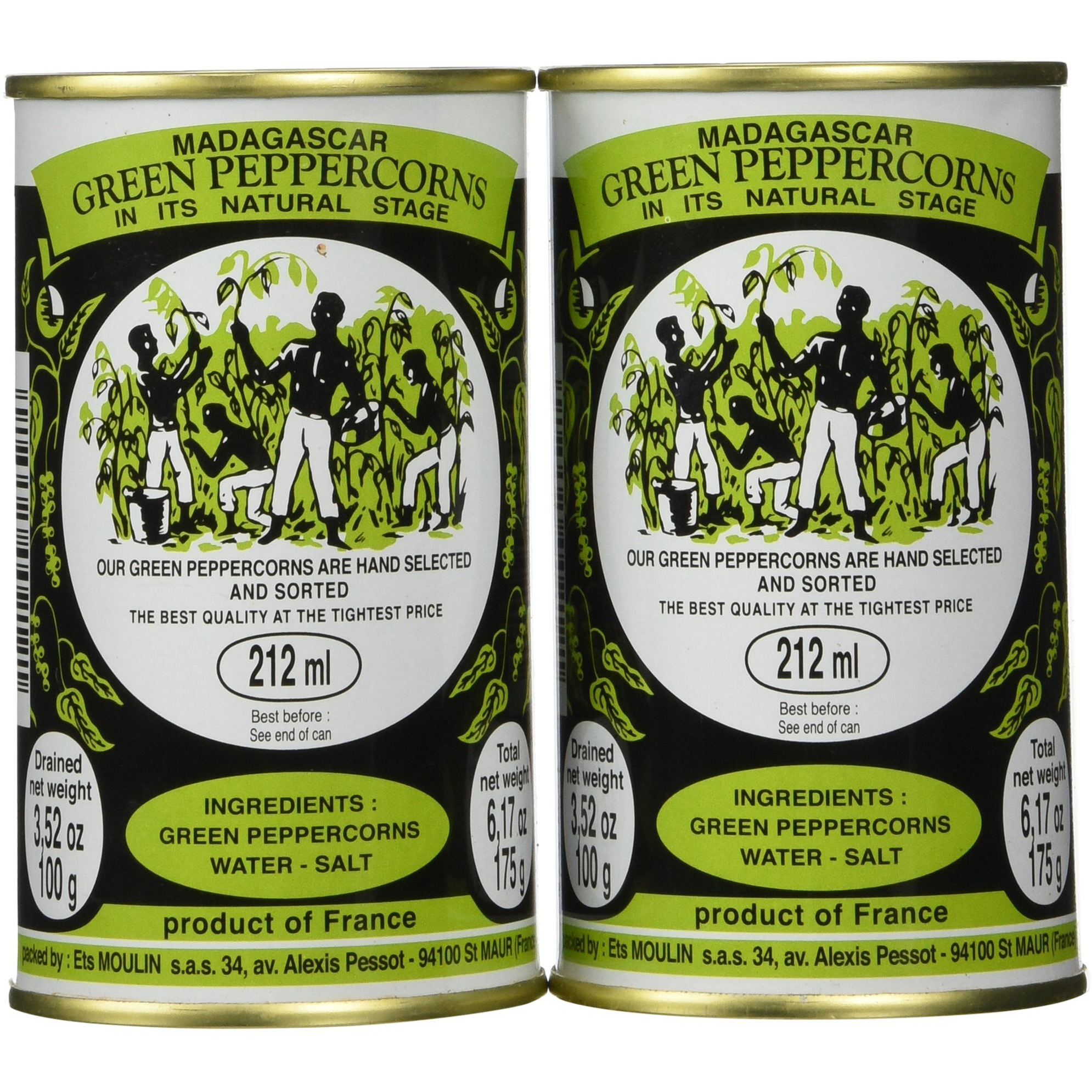 Madagascar Green Peppercorns In Brine - Pack 2