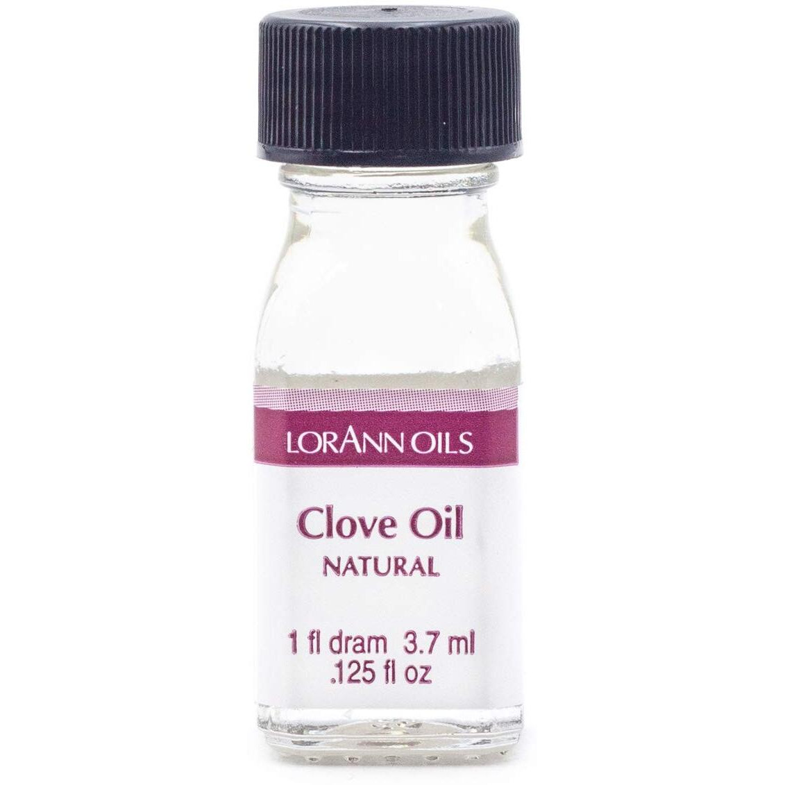 Lorann Clove Leaf Oil Ss Natural Flavor, 1 Dram Bottle (.0125 Fl Oz - 3.7Ml - 1 Teaspoon)