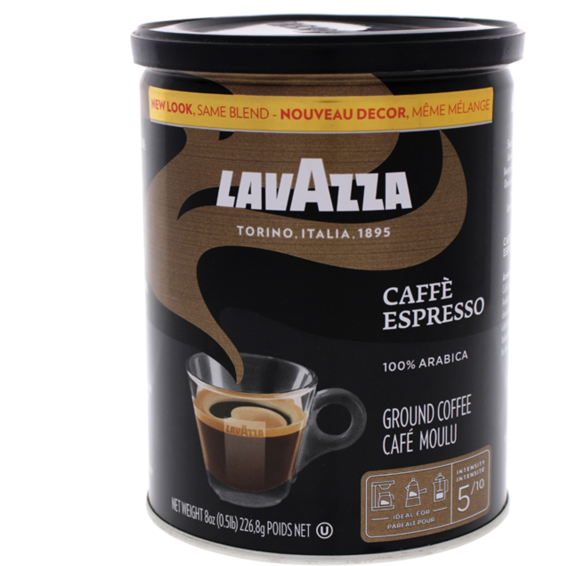 Caffe Espresso Medium Roast Ground Coffee By Lavazza For Unisex - 8 Oz Coffee