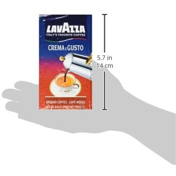 Crema E Gusto Classico Roast Ground Coffee By Lavazza For Unisex - 8.8 Oz Coffee