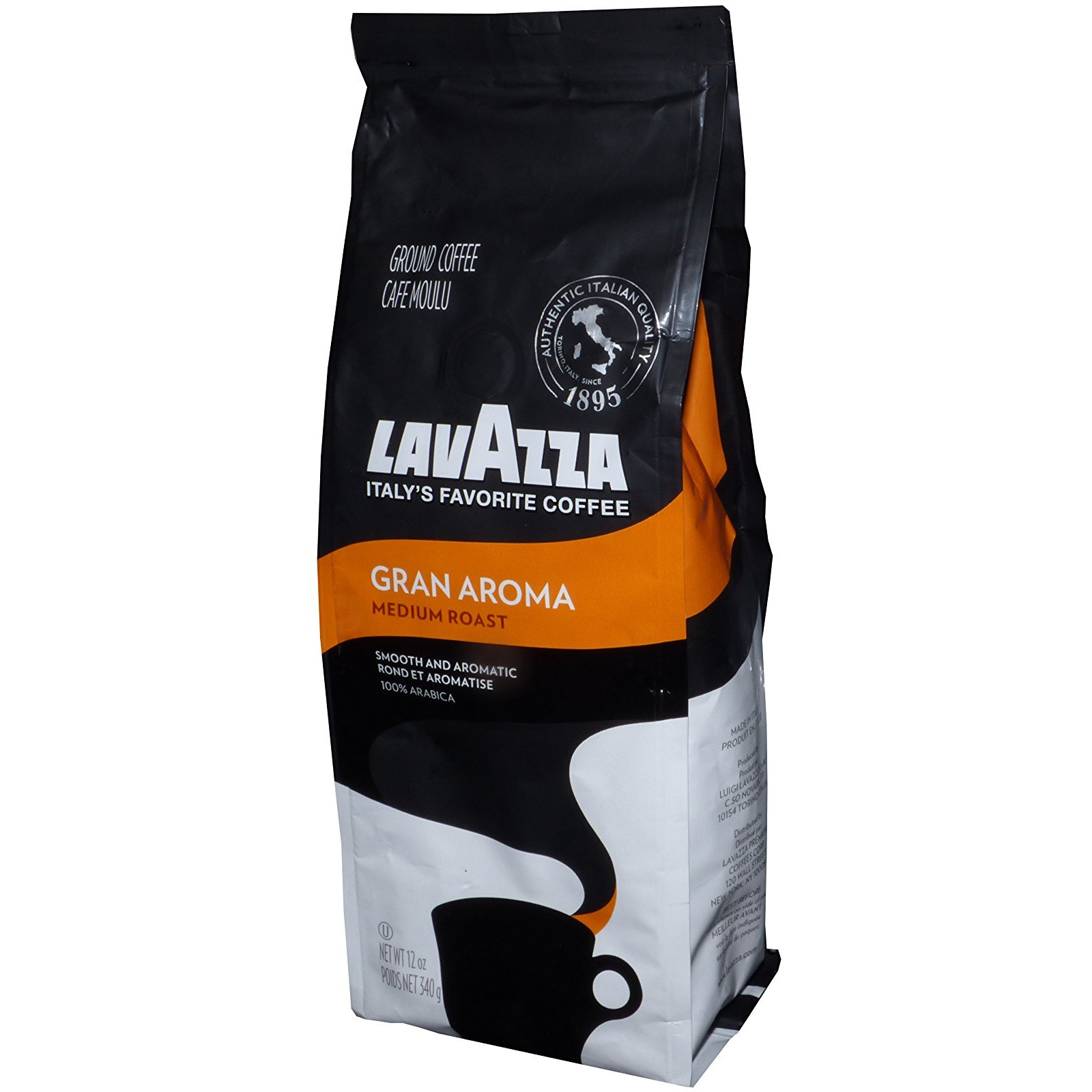 Gran Aroma Medium Roast Ground Coffee By Lavazza For Unisex - 12 Oz Coffee