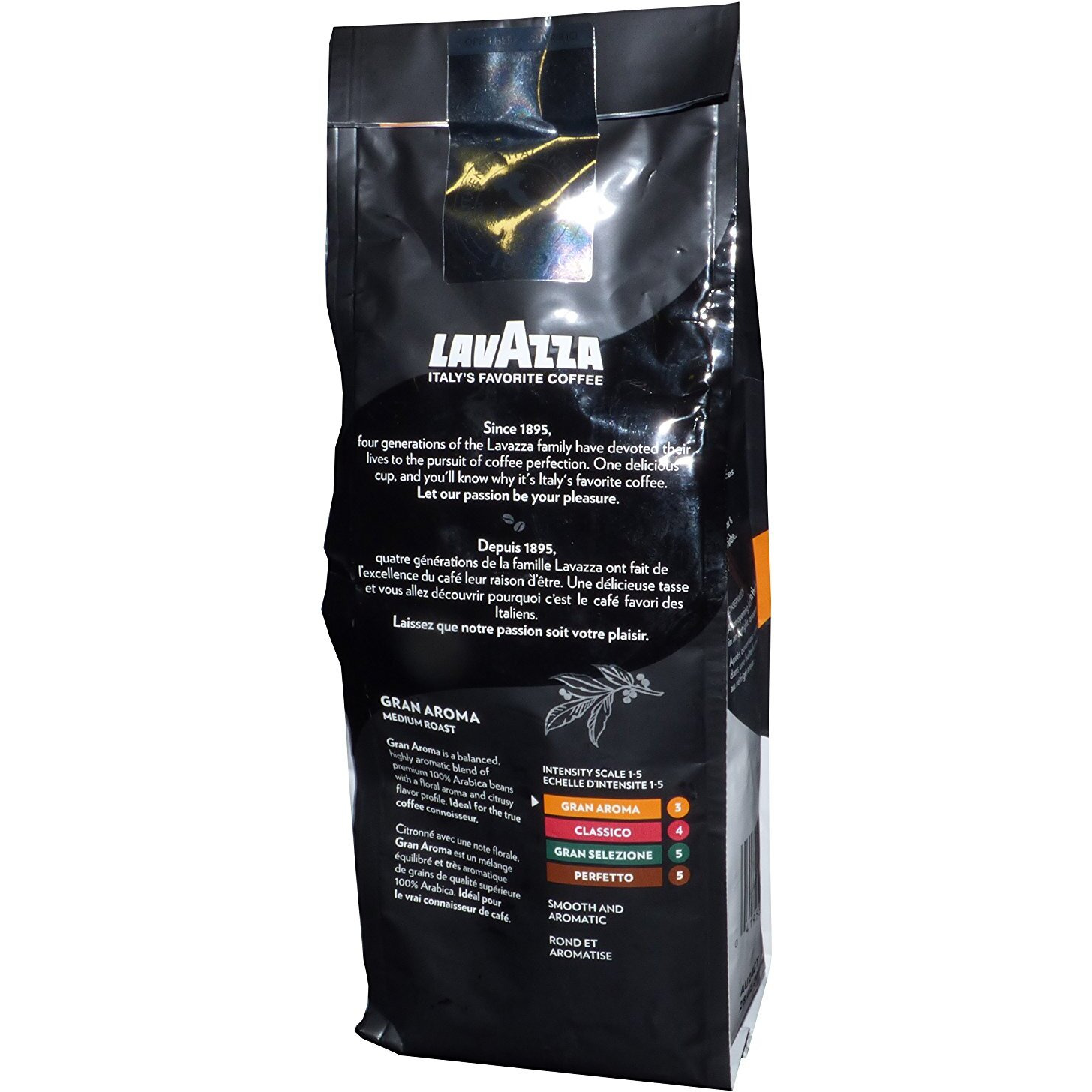 Gran Aroma Medium Roast Ground Coffee By Lavazza For Unisex - 12 Oz Coffee