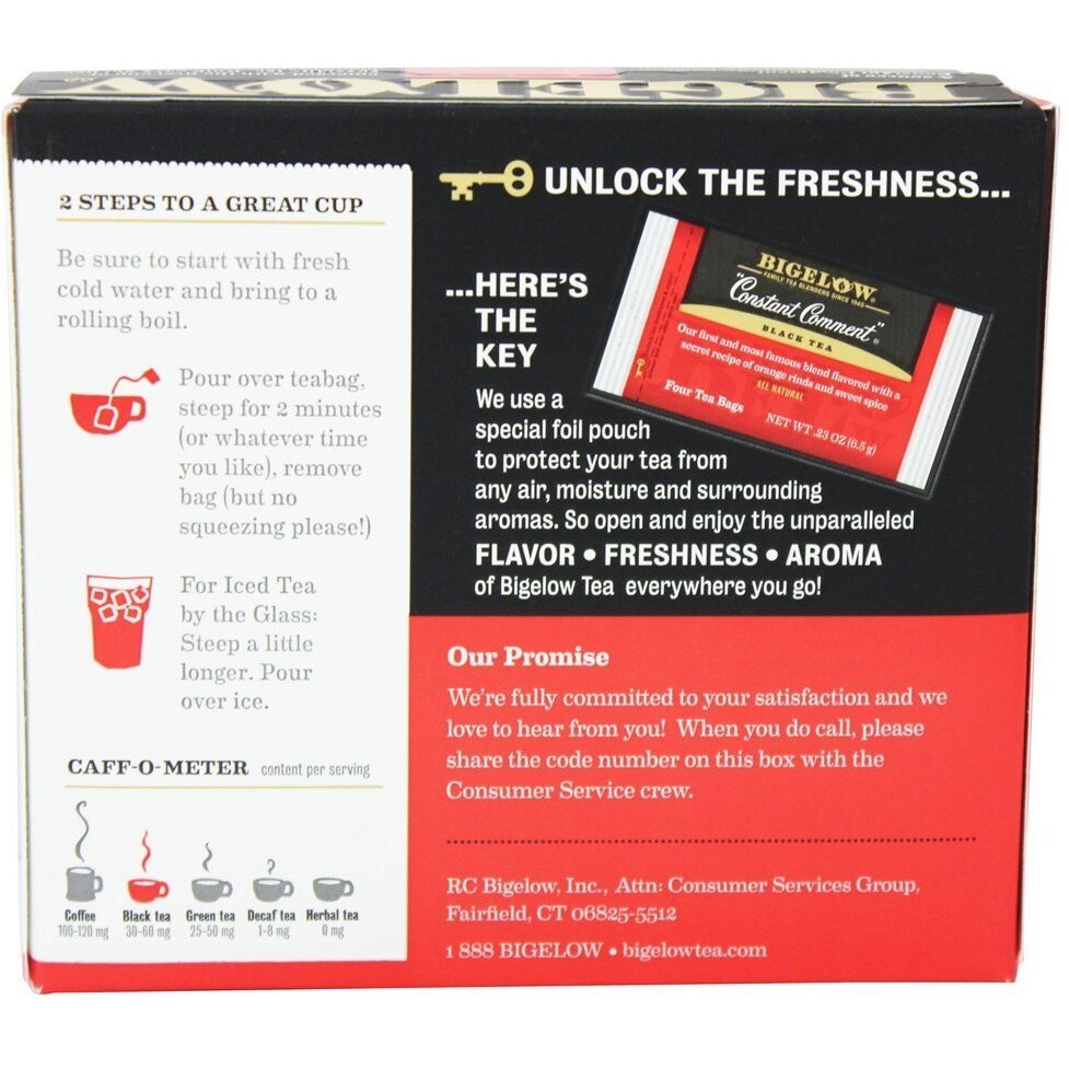 Bigelow B88871 Bigelow Constant Comment Tea - 6X40Bg