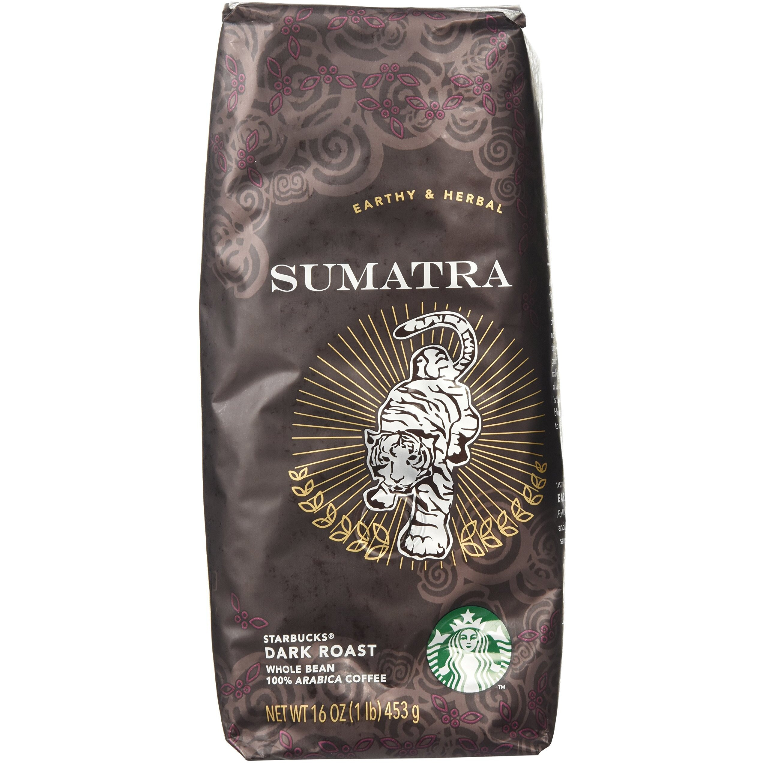Starbucks Sumatra, Whole Bean Coffee (1Lb)