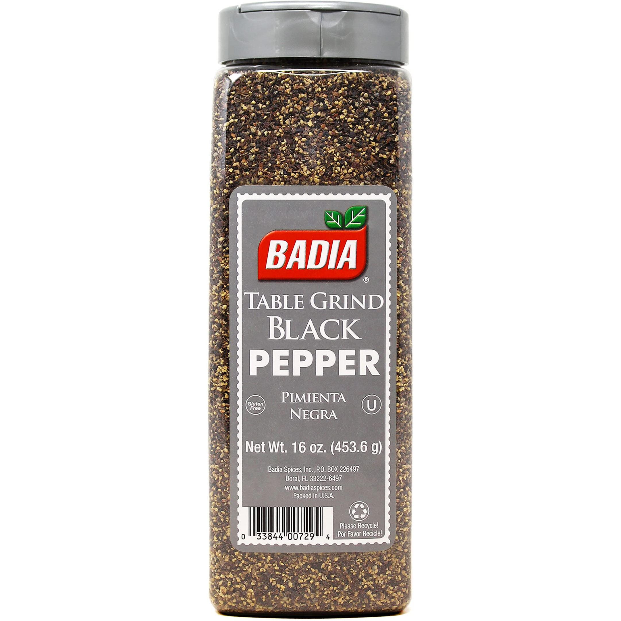 Badia Black Pepper Table Grind, 16 Ounce