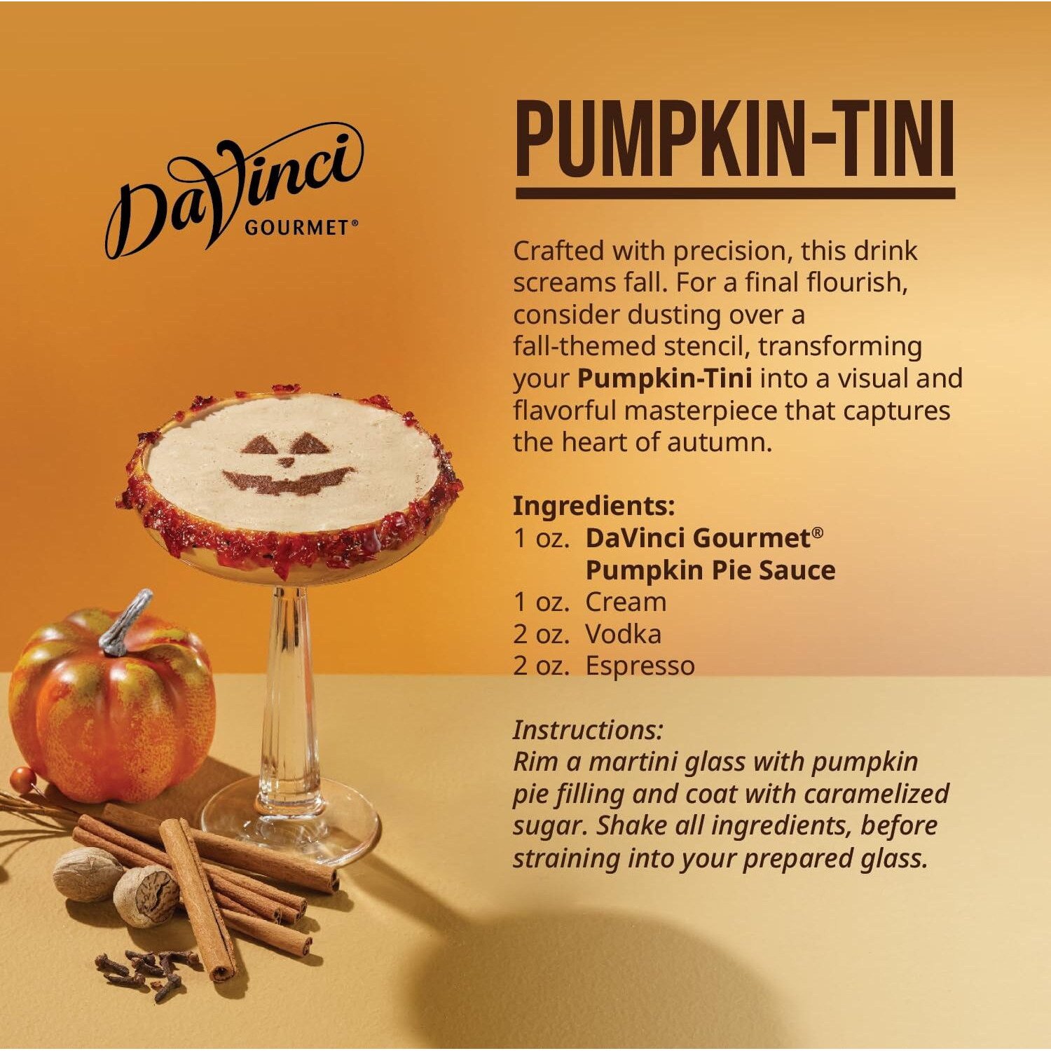 Davinci Gourmet Pumpkin Pie Sauce, 64 Fluid Ounce (Pack Of 1)