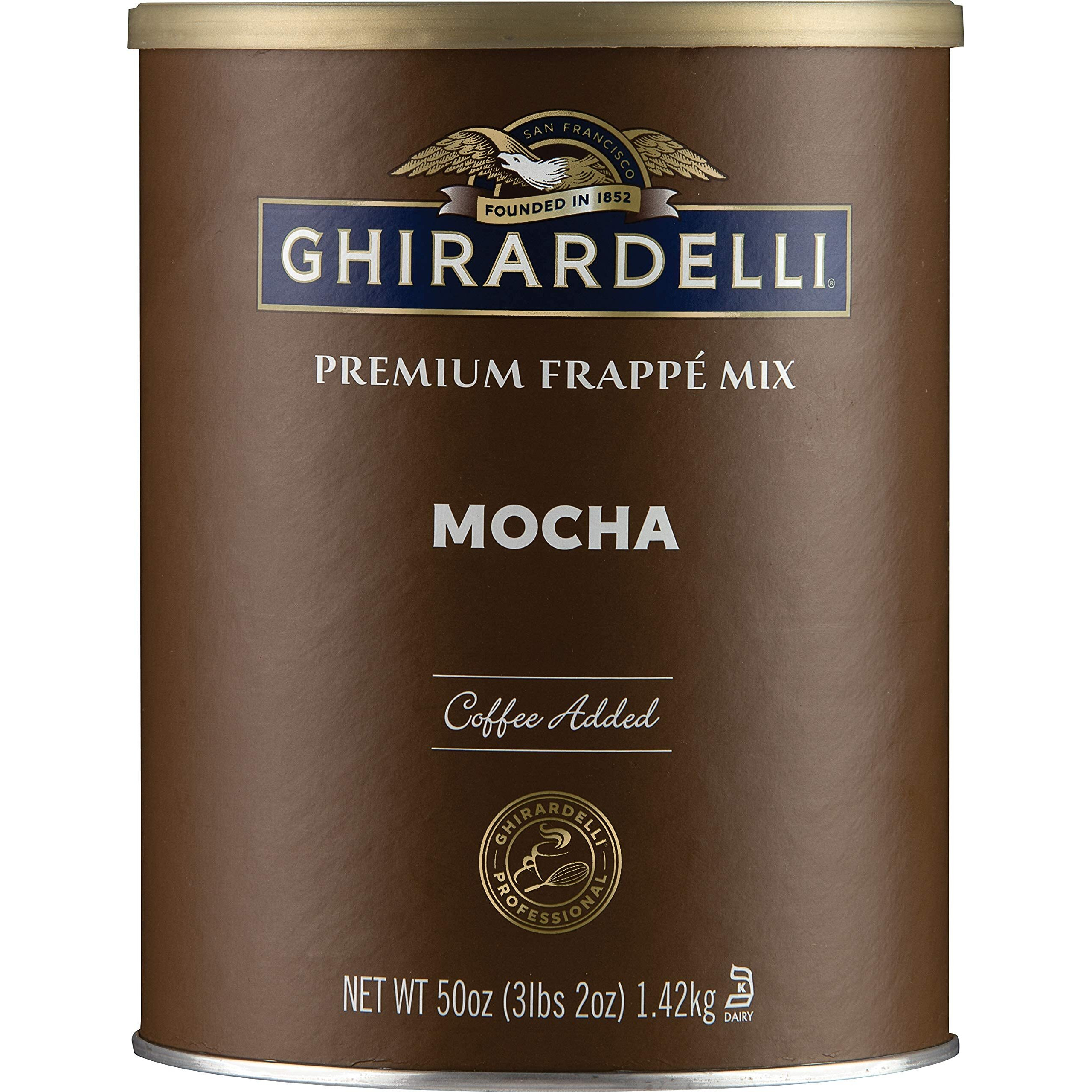 Ghirardelli Mocha Frappe, Powder, 3.12 Lb