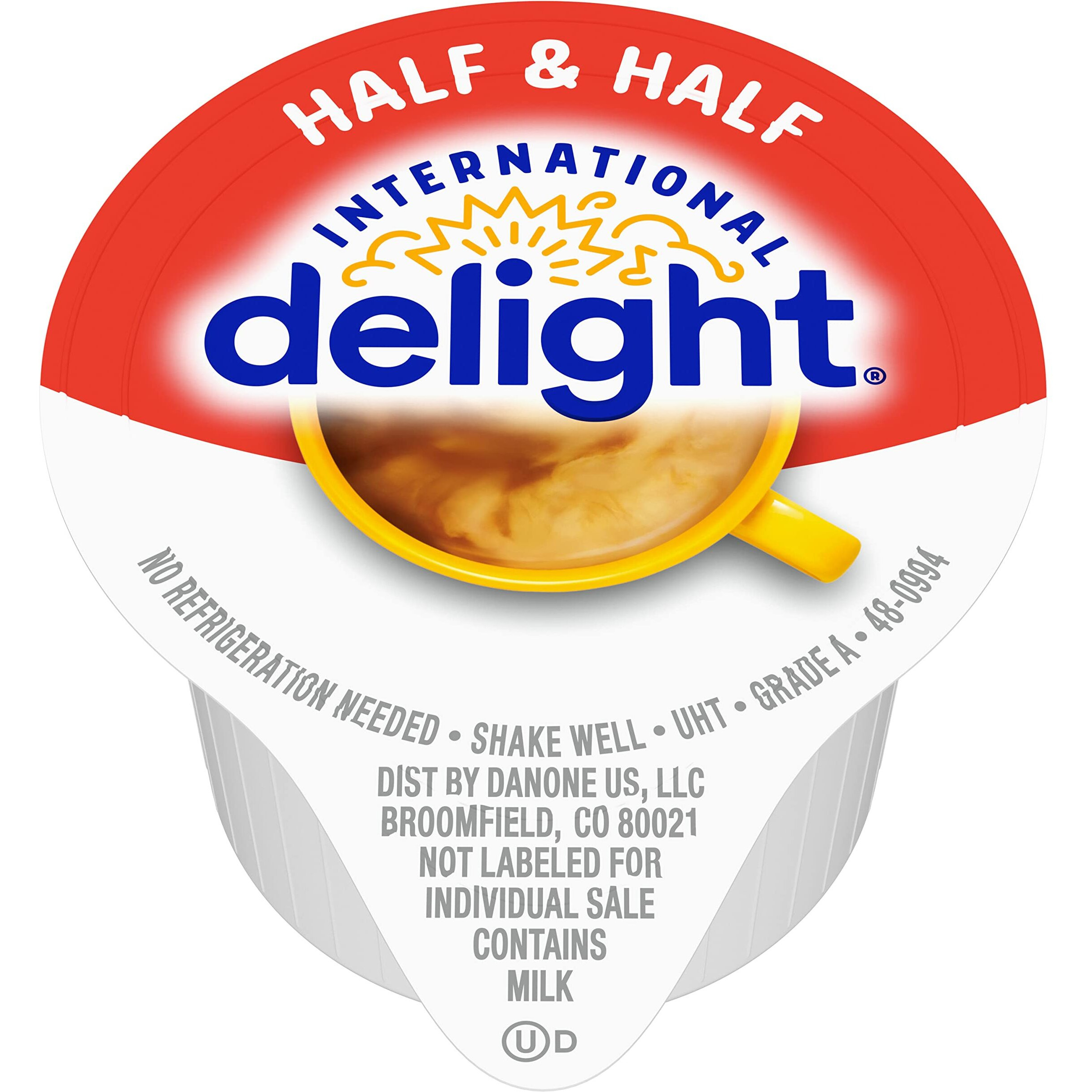 International Delight Half & Half Coffee Creamer Singles, 384 Count