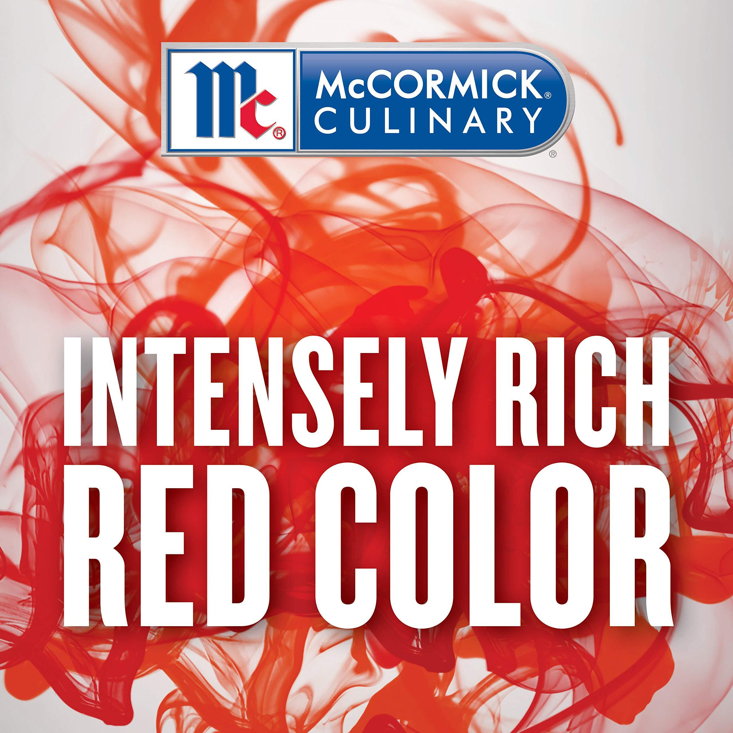 Mccormick Culinary Red Food Coloring, 16 Fl Oz - One 16 Fluid Ounce Bottle Of Red Food Coloring Liquid For Adding Rich Color To Cakes, Cookies, Icings, And More