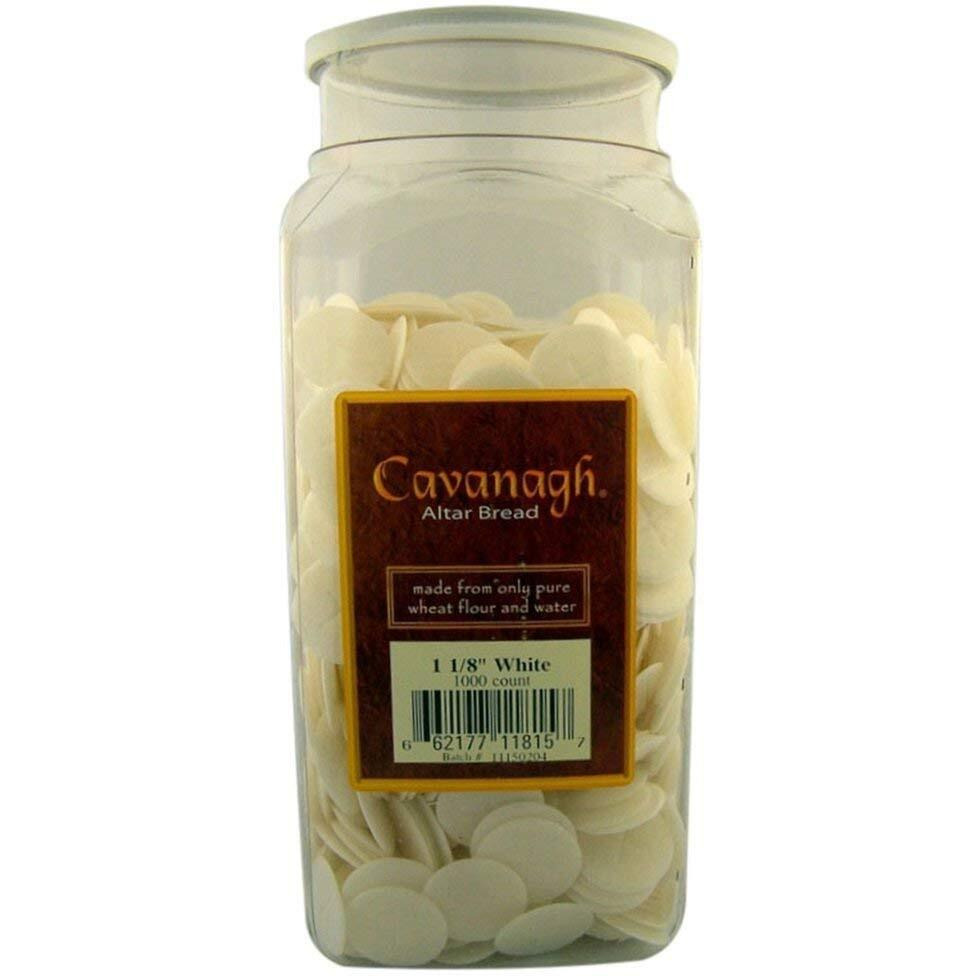 Cavanagh Altar Bread - 1 1/8"" White - 1000/Container