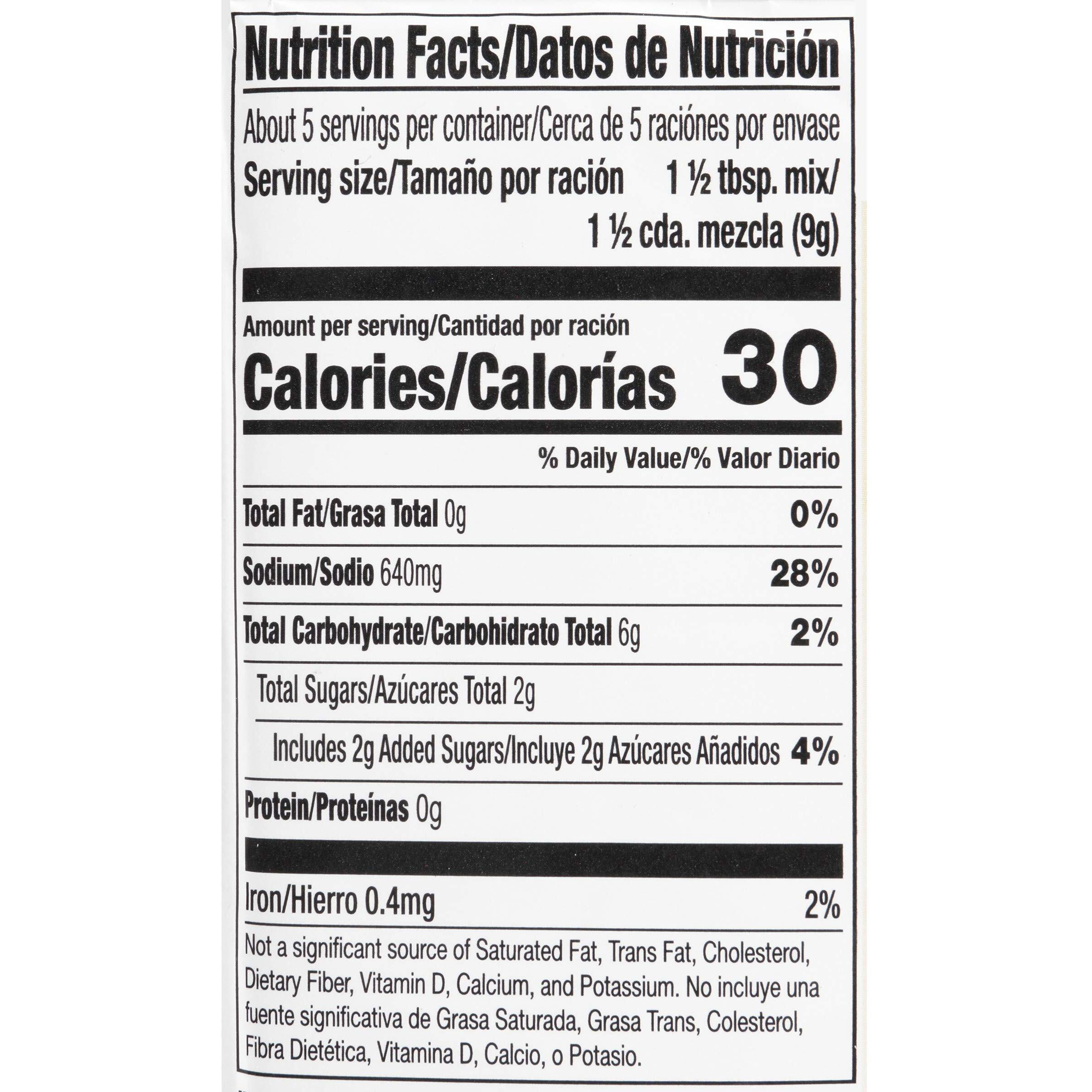 Lawry's Original Spaghetti Sauce Spices & Seasonings Mix, 1.5 Oz (Pack Of 12)