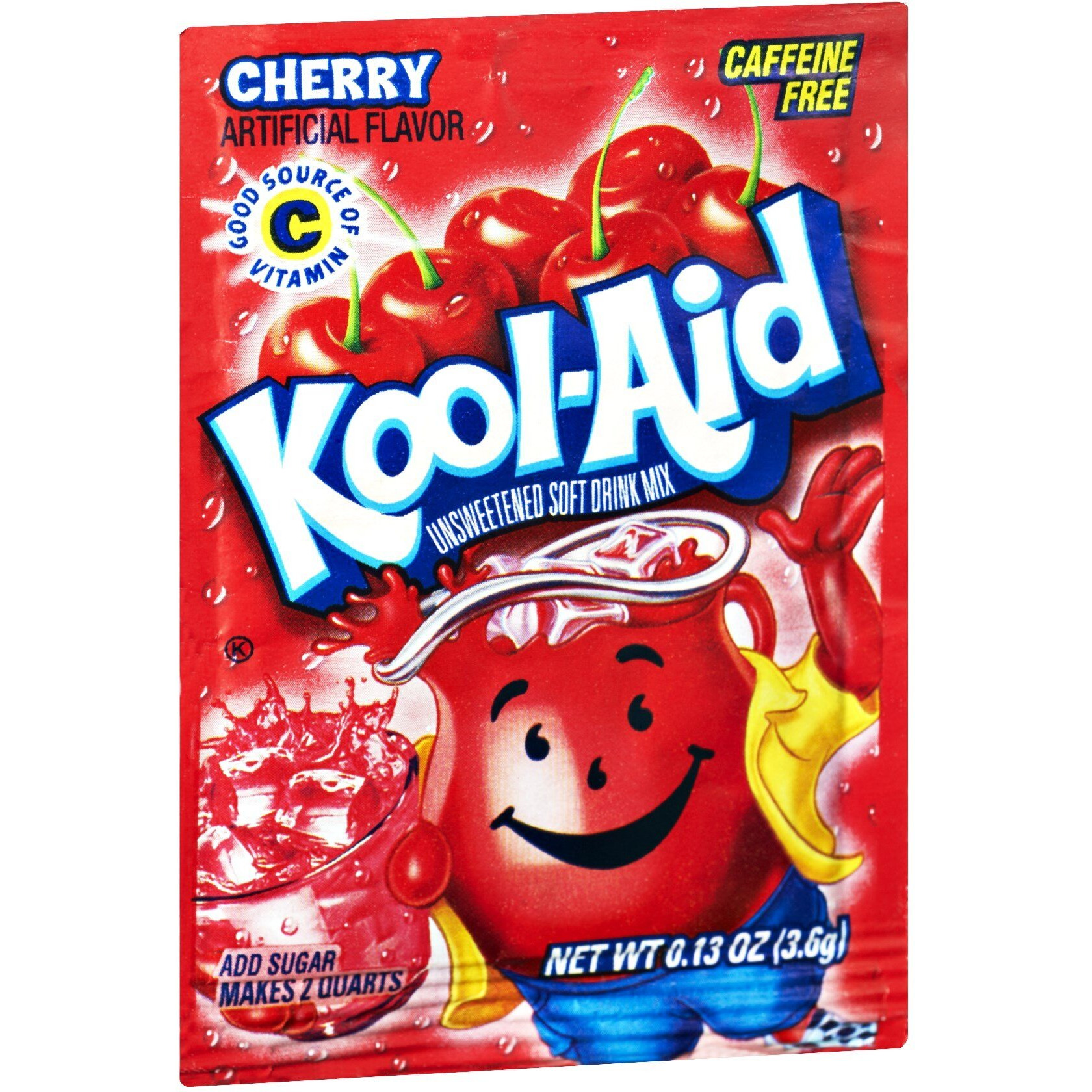 Kool-Aid Unsweetened Caffeine Free Cherry Zero Calories Powdered Drink Mix 192 Count Pitcher Packets 48 Count(Pack Of 4)