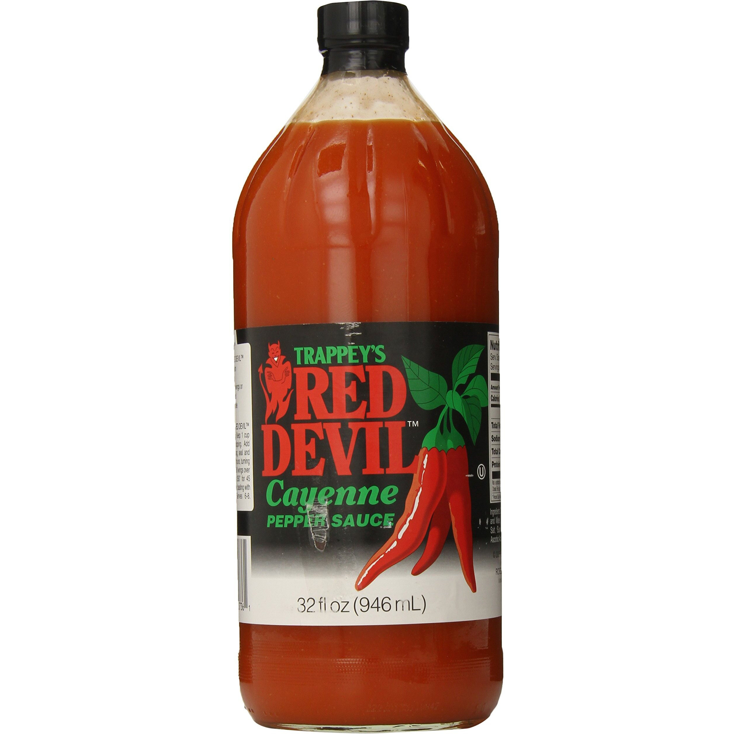 Trappey's Hot Sauce, Red Devil, 32 Ounce