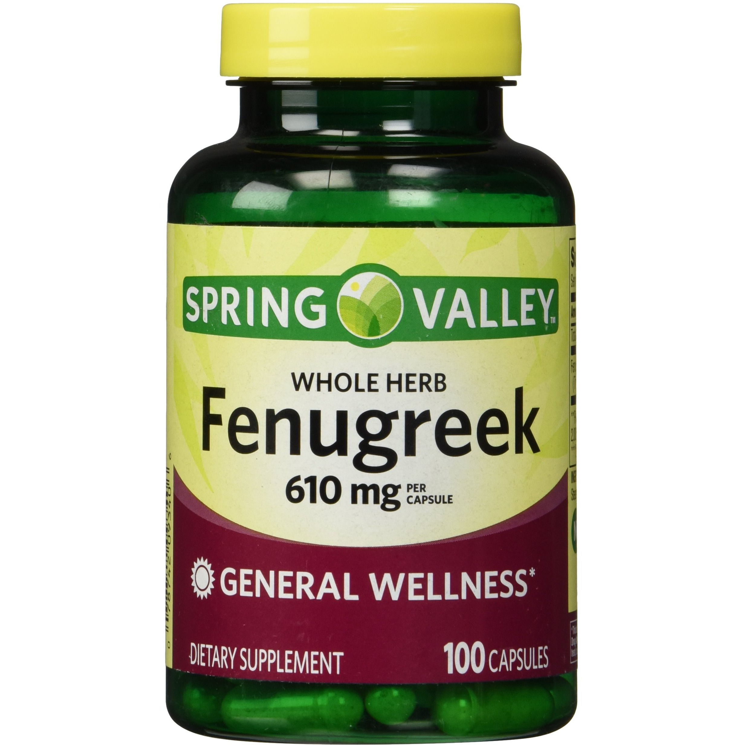 Spring Valley - Fenugreek 610 Mg, 100 Capsules