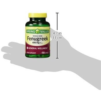 Spring Valley - Fenugreek 610 Mg, 100 Capsules