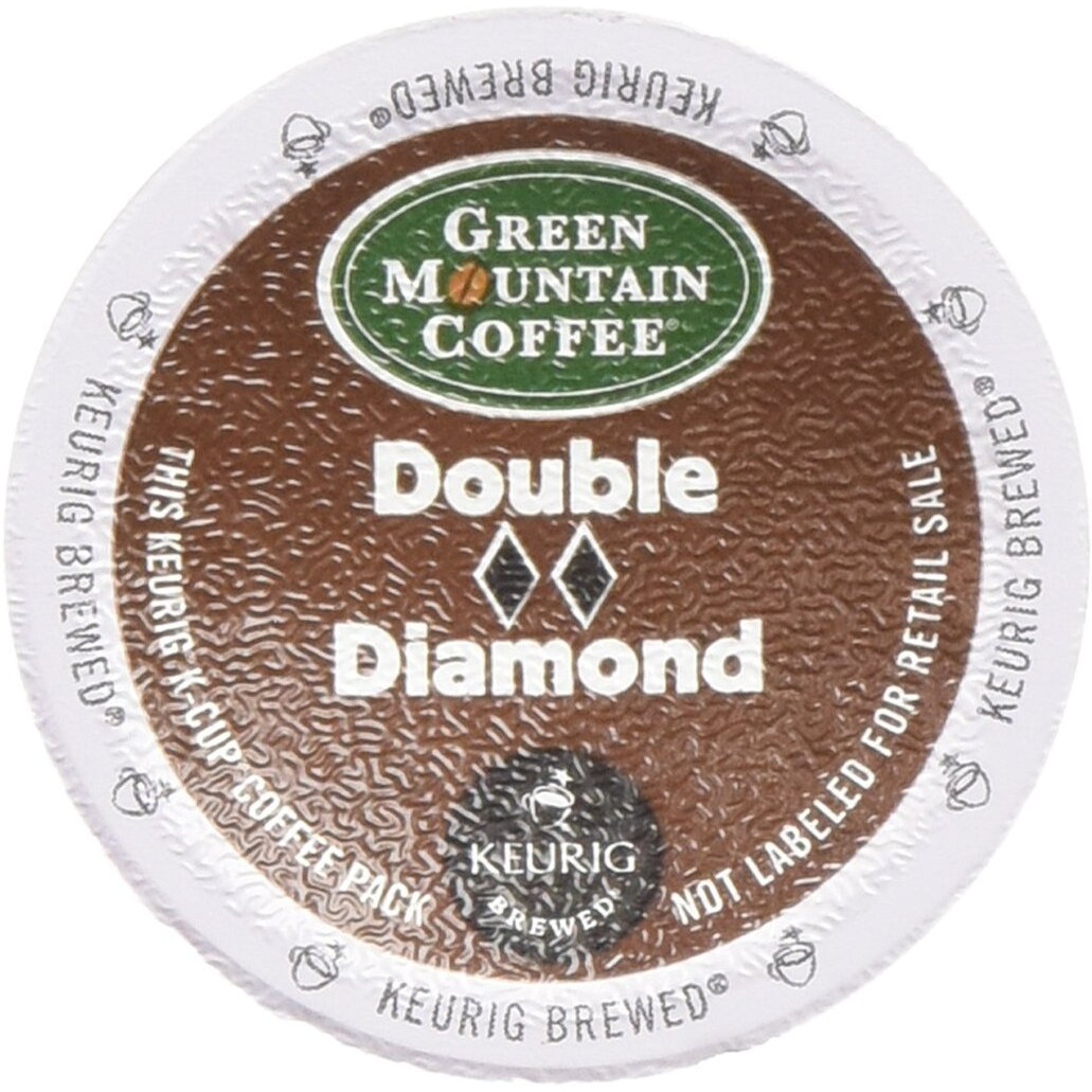 Green Mountain Double Black Diamond Extra Bold K-Cup Coffee, Totally 72 K-Cups