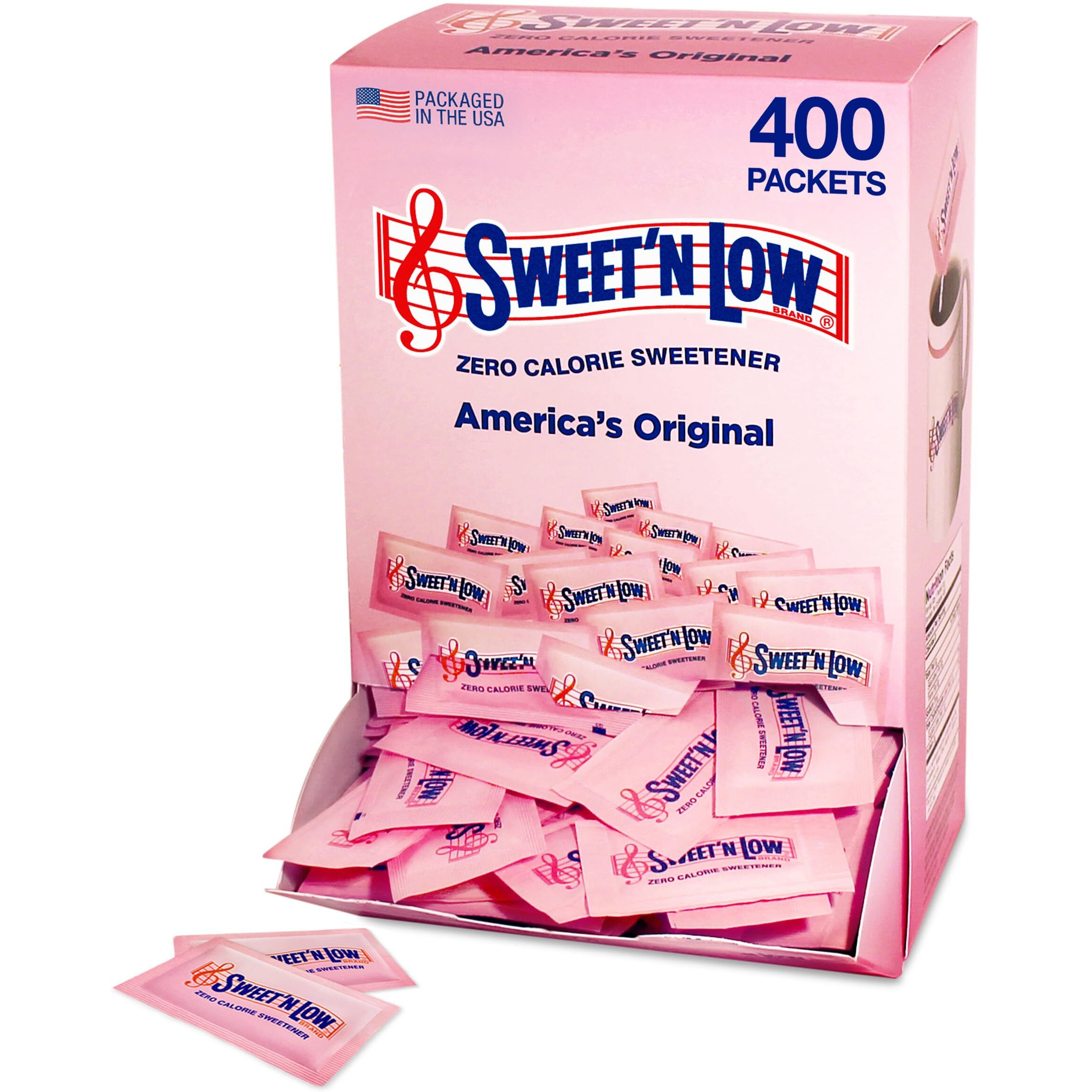 Sweetener Packets, Sweet'N Low, Box Of 400 Packets