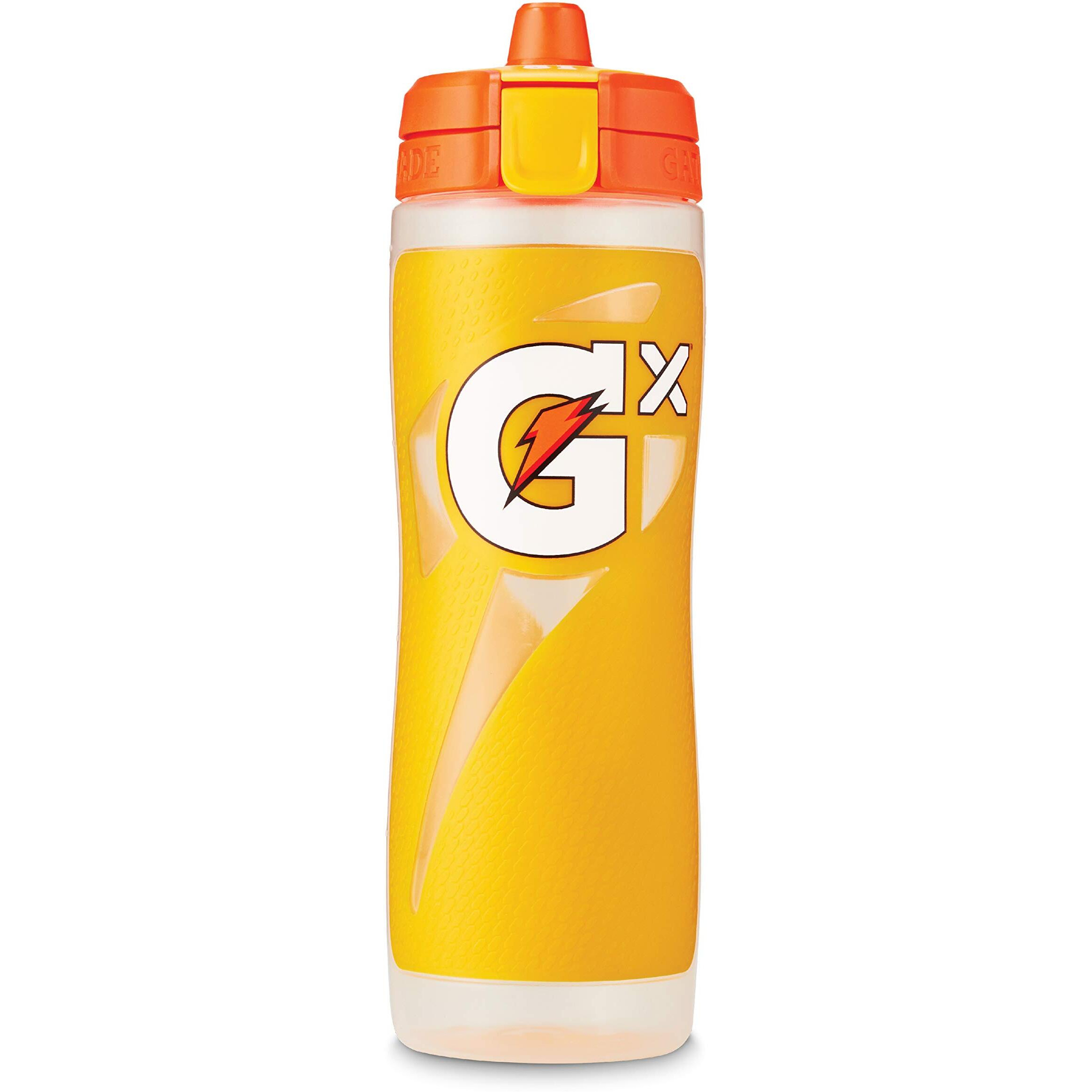 Gatorade Gx Kitchen Hydration System, Non-Slip Gx Squeeze Bottles & Gx Sports Drink Concentrate Pods Yellow,Plastic