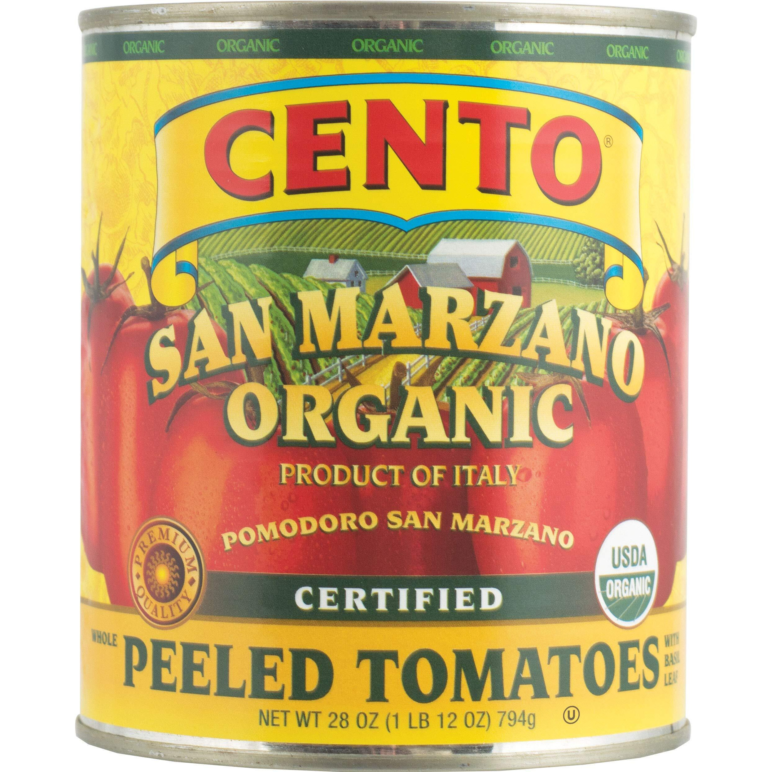 Cento San Marzano Organic Peeled Tomatoes (Pack Of 6)
