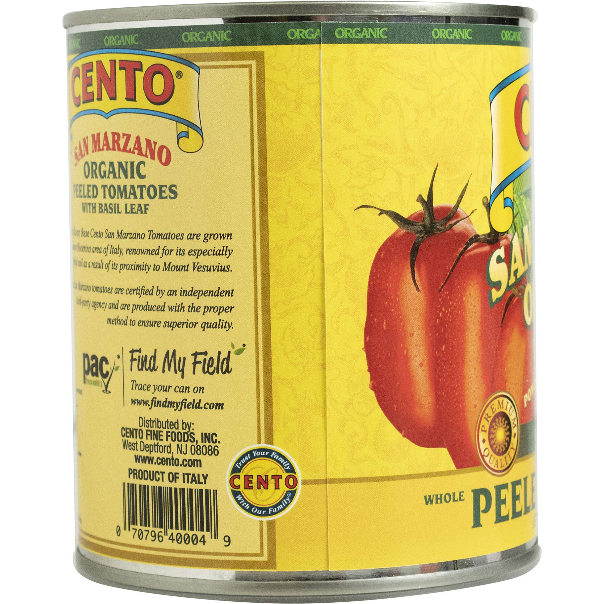 Cento San Marzano Organic Peeled Tomatoes (Pack Of 6)
