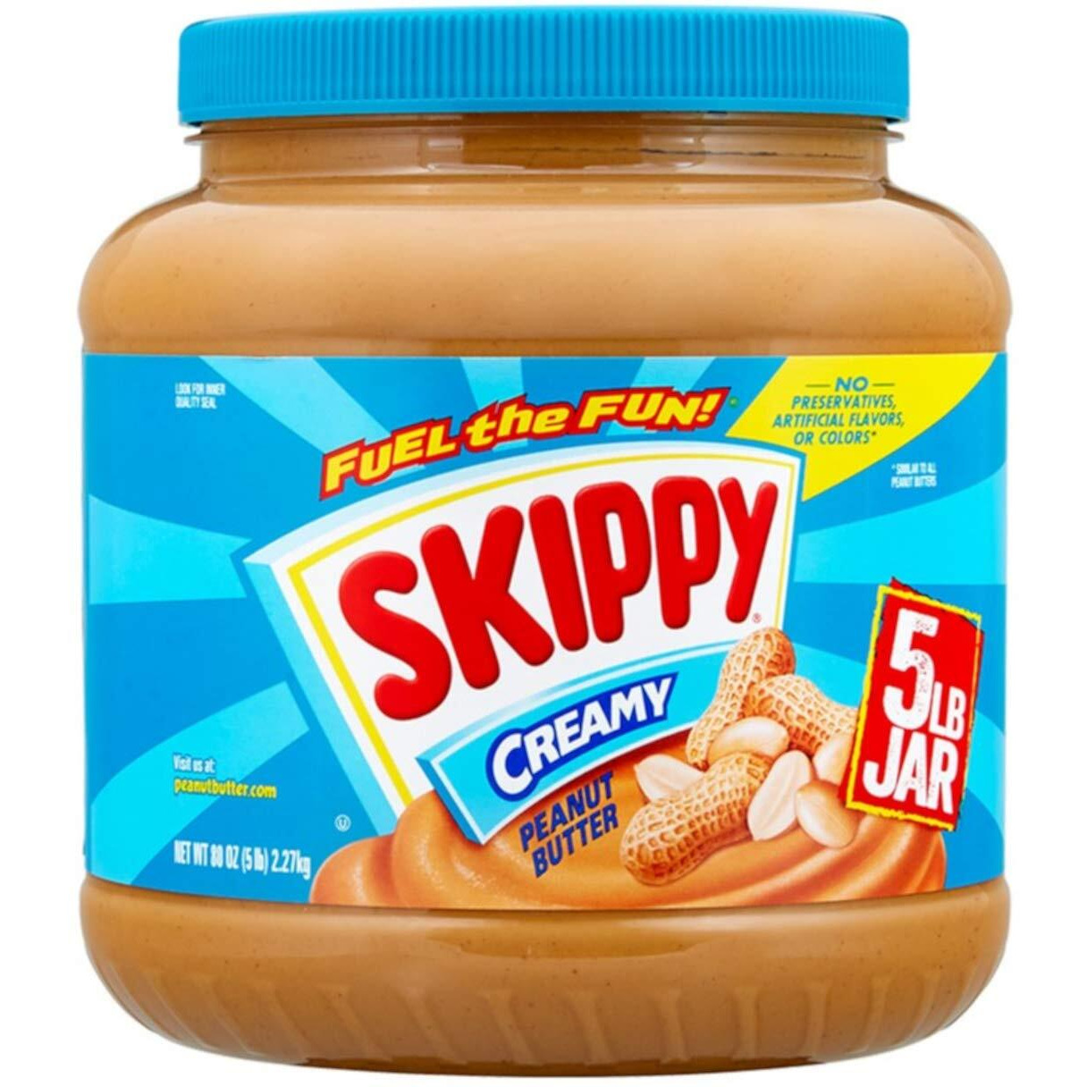 Skippy Creamy Peanut Butter, 5 Pound