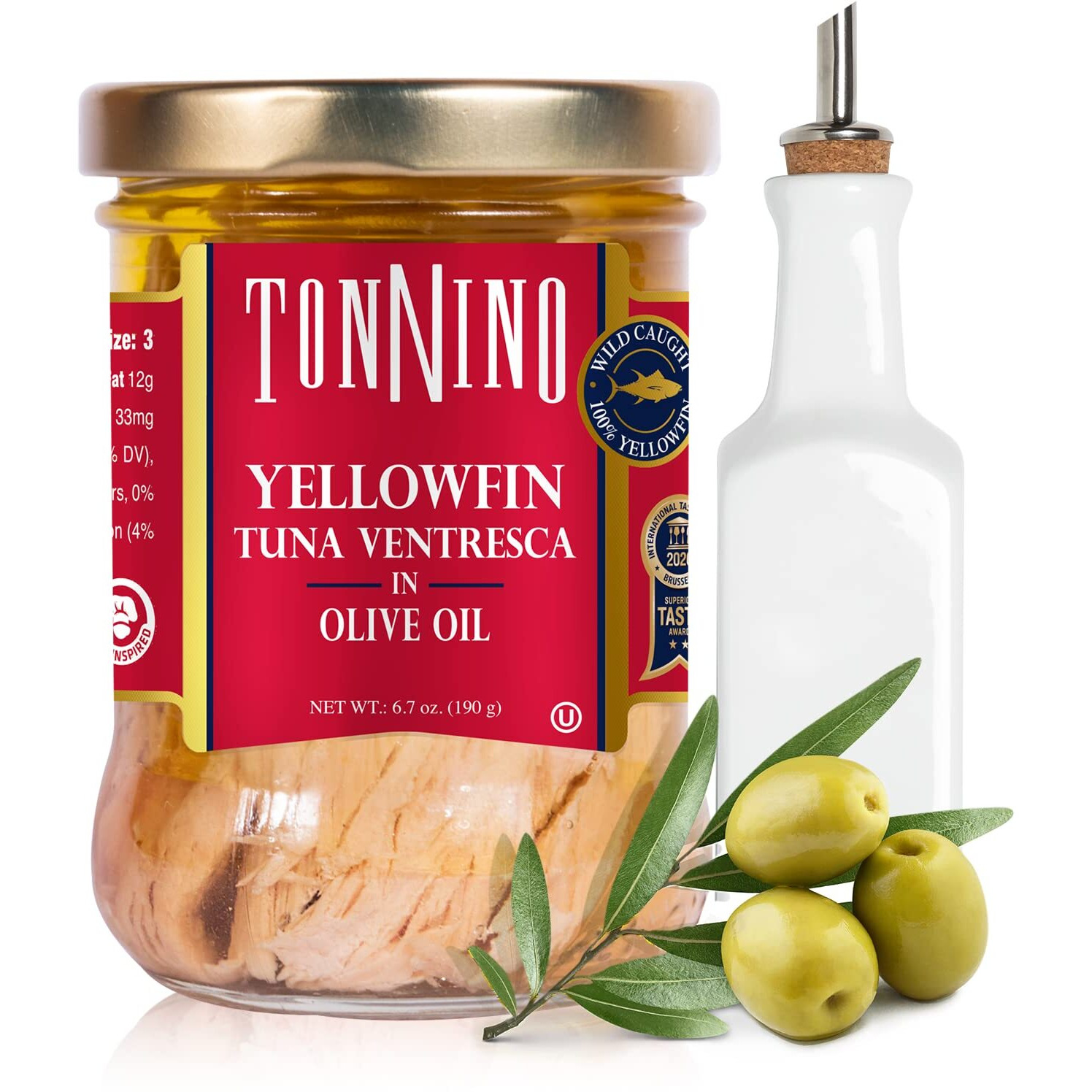 Tonnino Ventresca Tuna In Olive Oil 6.7 Oz. Jars Pack Of 6