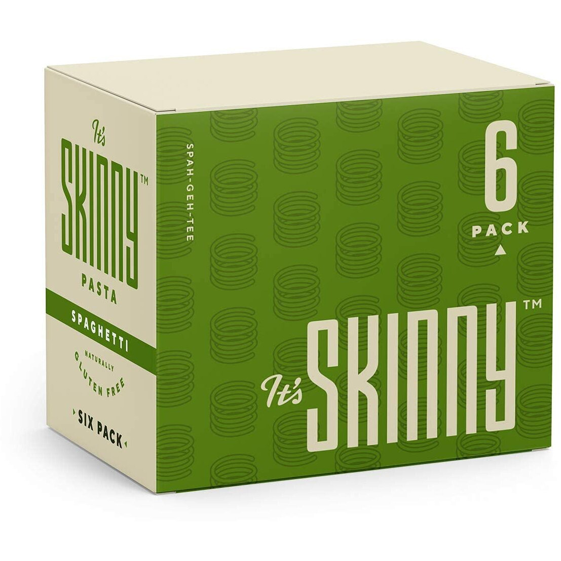 Its Skinny Spaghetti - Healthy, Low-Carb, Low Calorie Konjac Pasta - Fully Cooked And Ready To Eat Shirataki Noodles - Keto, Gluten Free, Vegan, And Paleo-Friendly (6-Pack)