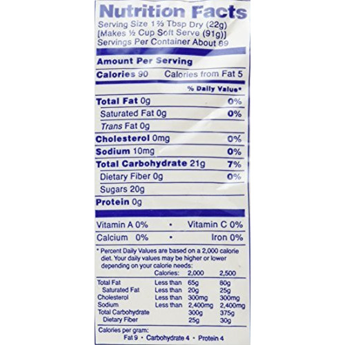 Dole Soft Serve Mix Pineapple, 4.40 Lbs
