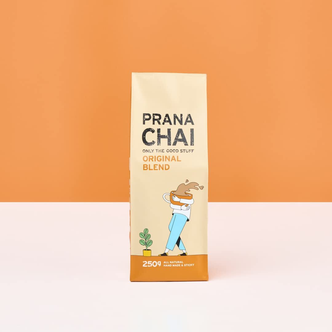 Prana Chai Original Masala Blend 250 G - All-Natural, No Sugars, No Syrups, No Concentrates, No Preservatives. Only The Good Stuff