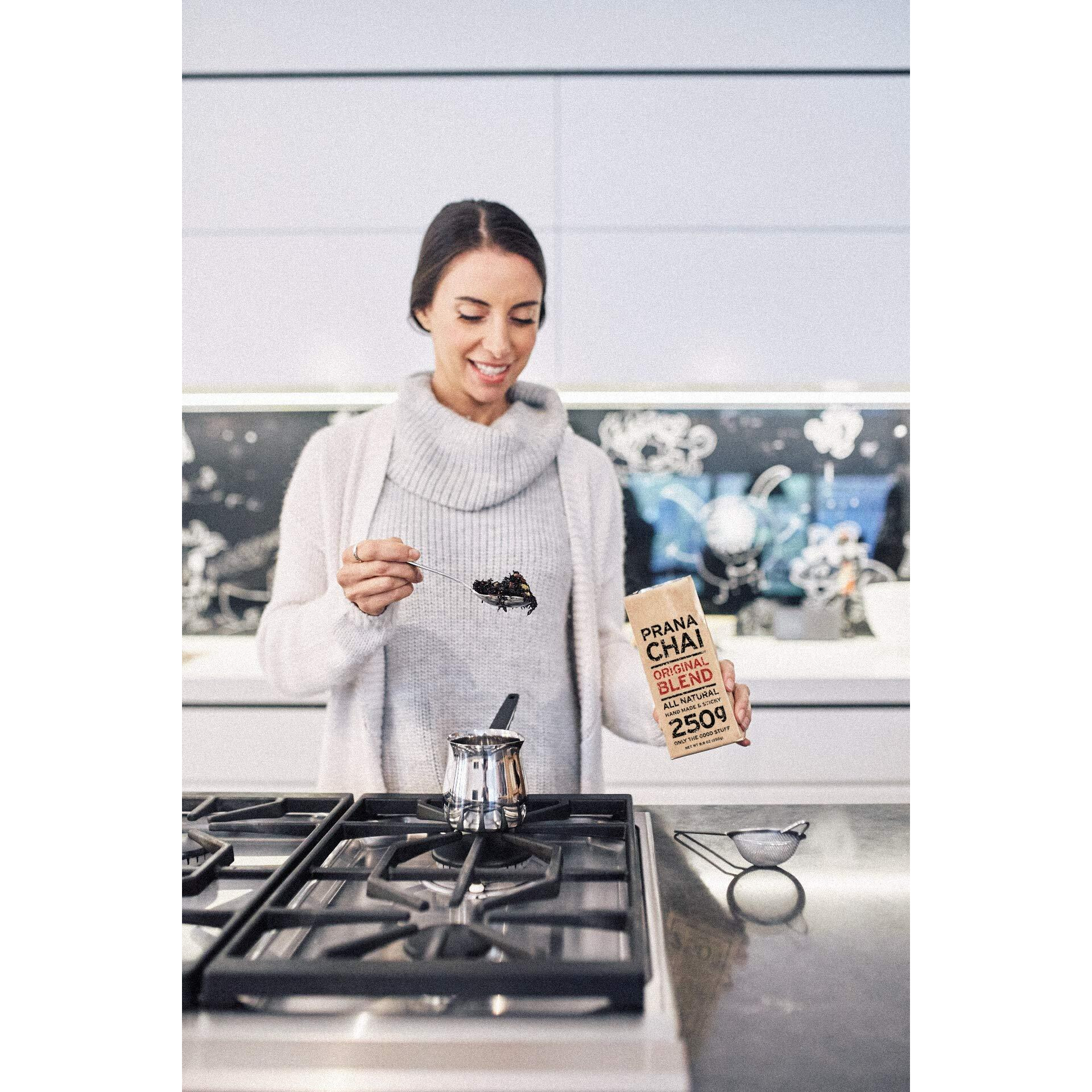 Prana Chai Original Masala Blend 250 G - All-Natural, No Sugars, No Syrups, No Concentrates, No Preservatives. Only The Good Stuff