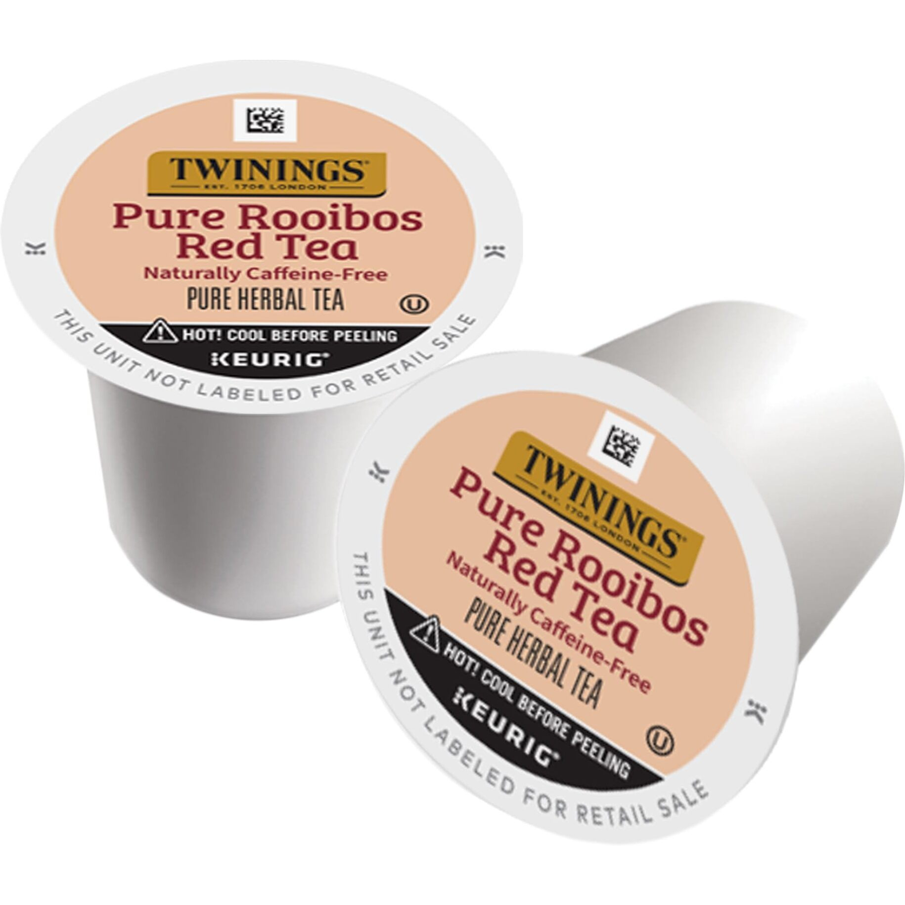 Twinings Pure Rooibos Red Tea K-Cup Pods For Keurig, 24 Count (Pack Of 1), Natural, Slightly Sweet Taste, Naturally Caffeine-Free, Enjoy Hot Or Iced | Packaging May Vary
