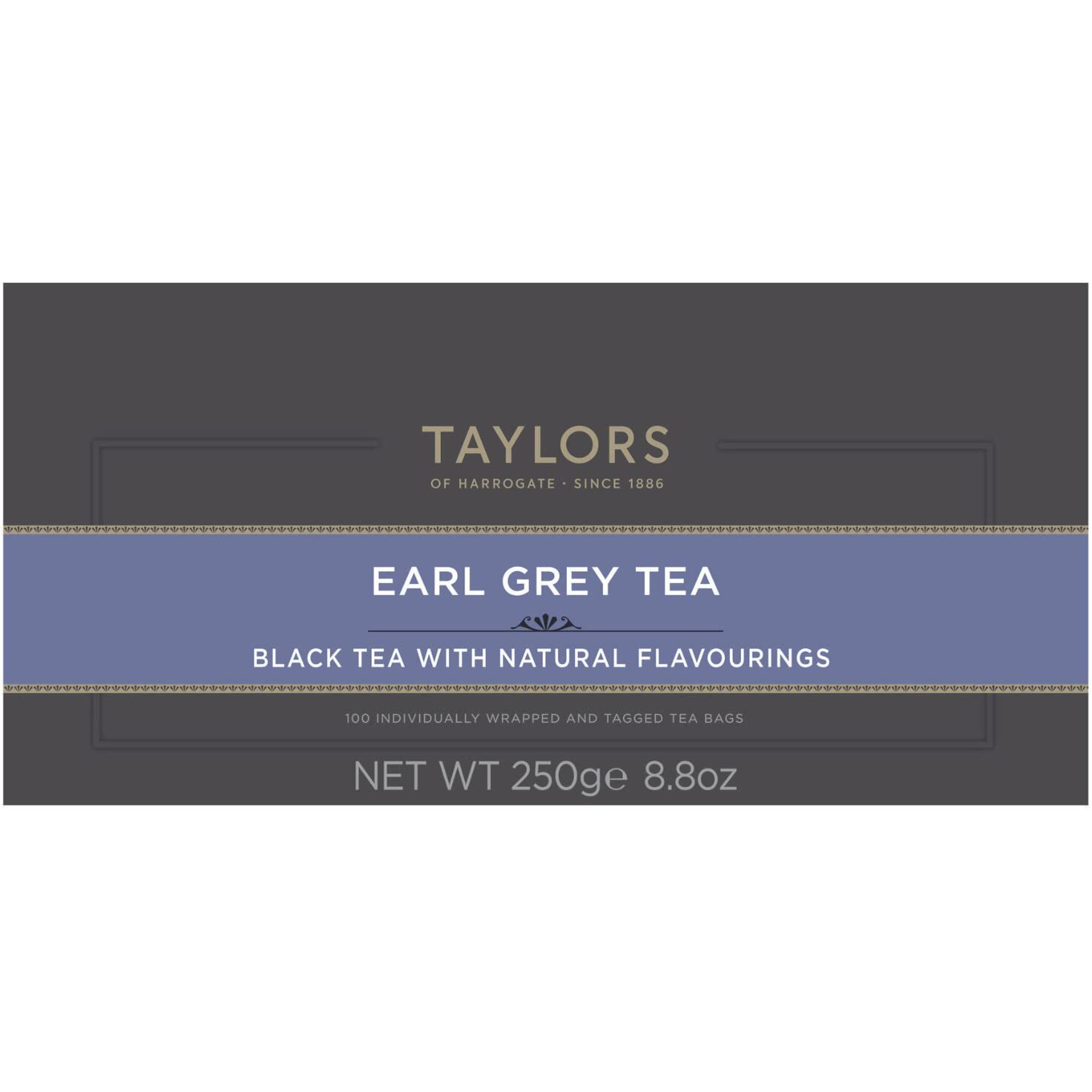 Taylors Of Harrogate Earl Grey, 100 Count (Pack Of 1)