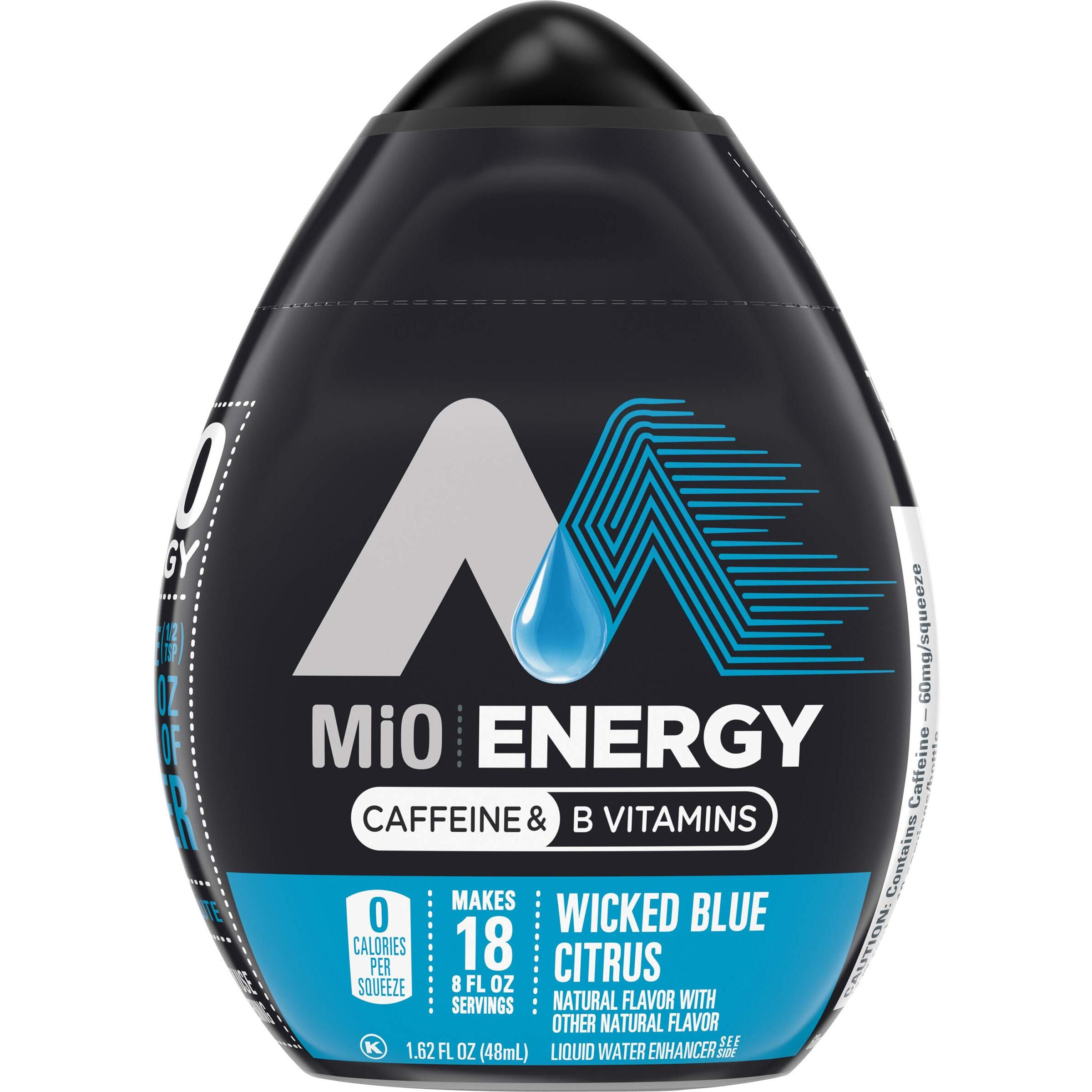Mio Energy Liquid Water Enhancer, Wicked Blue Citrus, 1.62 Oz, 4-Pack