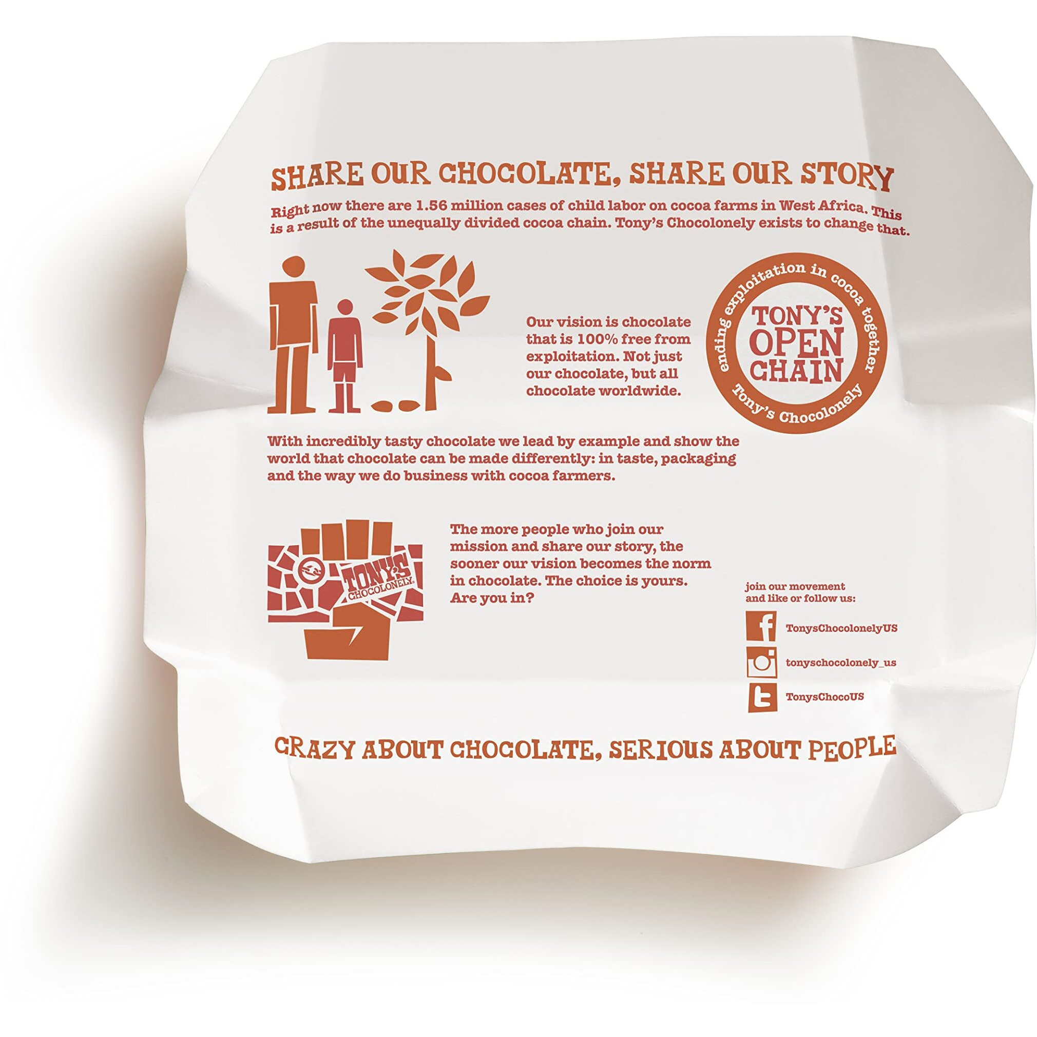 Tony's Chocolonely 32% Milk Chocolate Caramel Sea Salt Bars, 6.35 Oz, 4 Bars