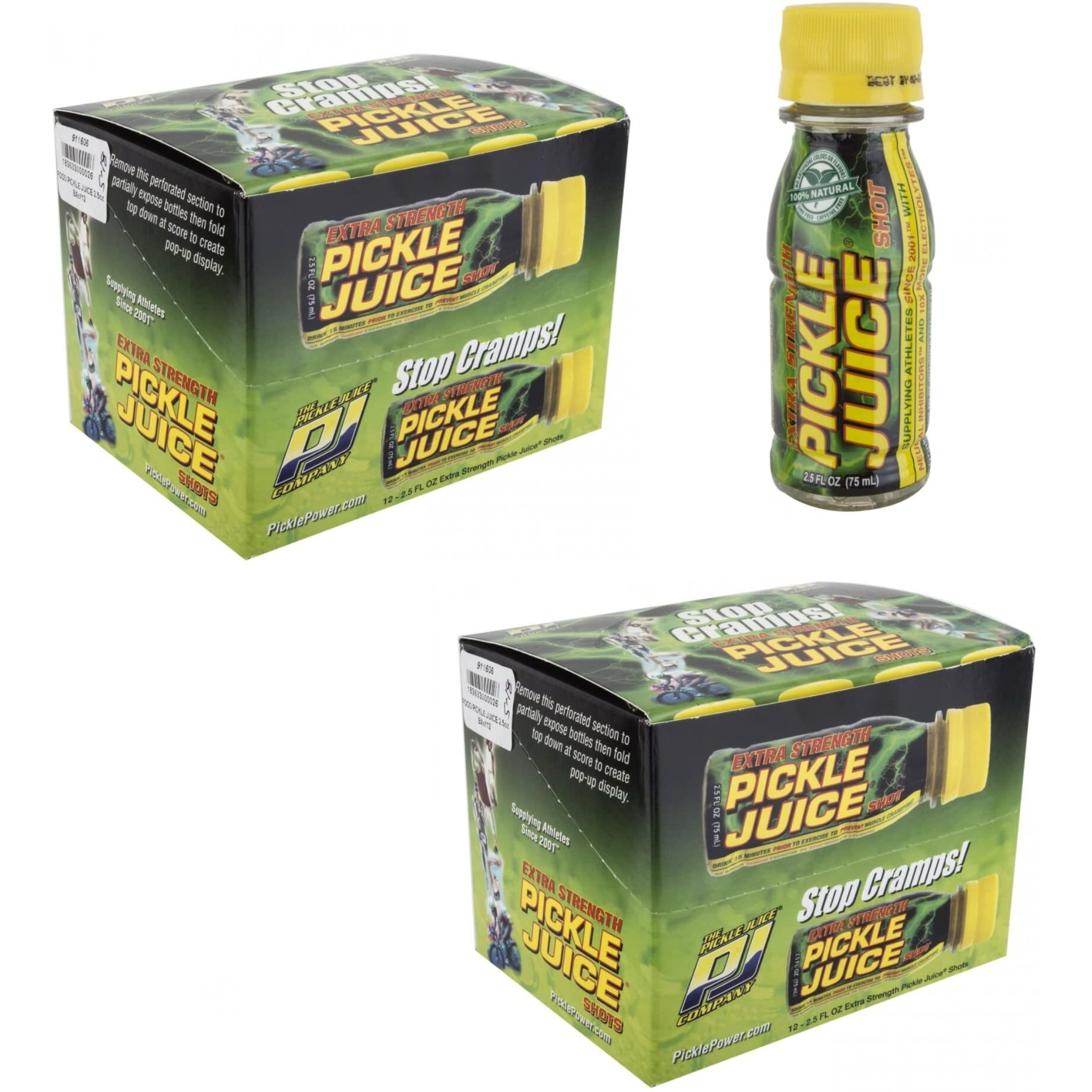 Pickle Juice Extra Strength Shots, 2.5 Oz (24)