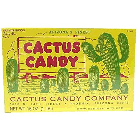 1 Lb Box Of Prickly Pear Cactus Candy