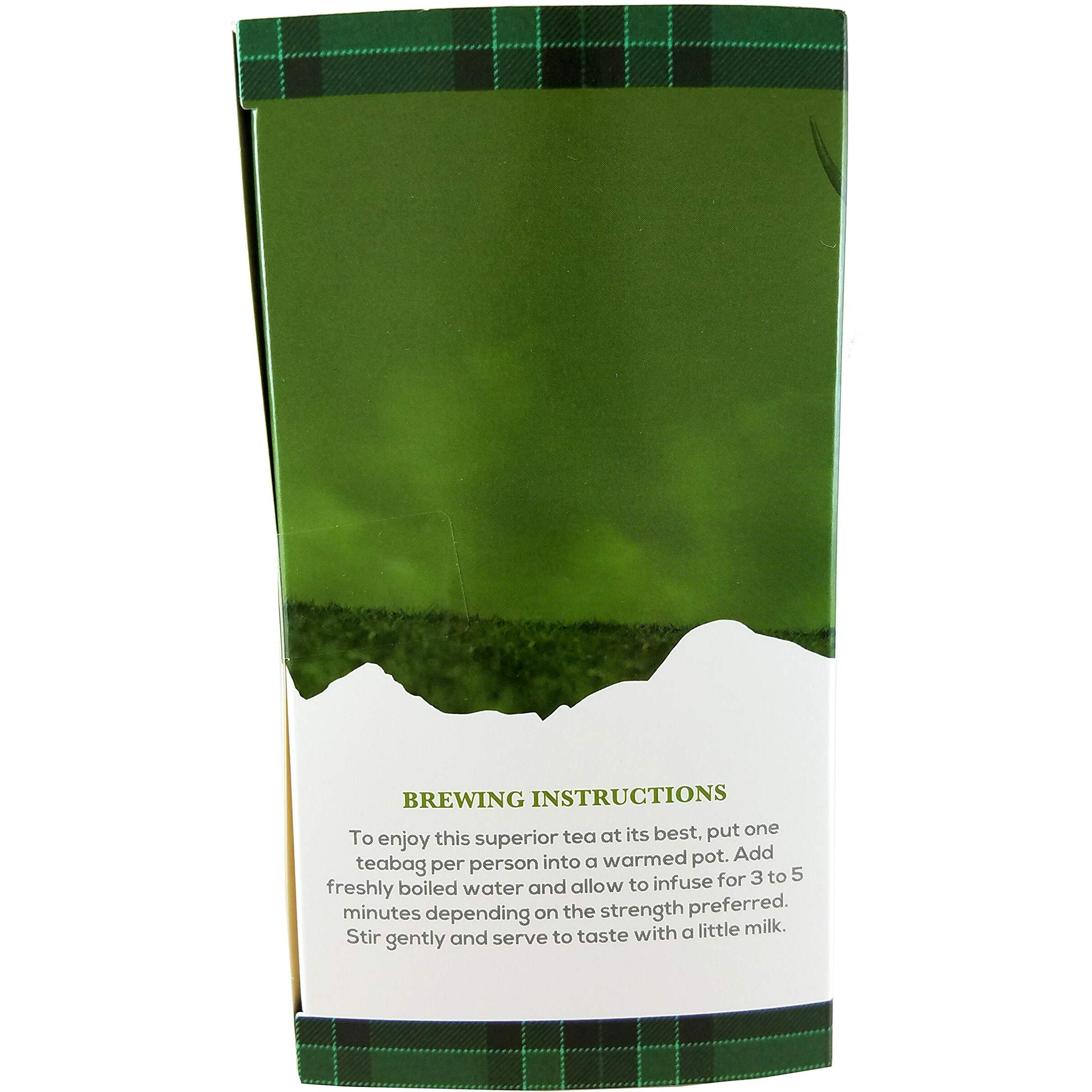 Edinburgh Tea & Coffee Company Highland Blend Black Tea, 25 Count Envelope/Tag Teabags