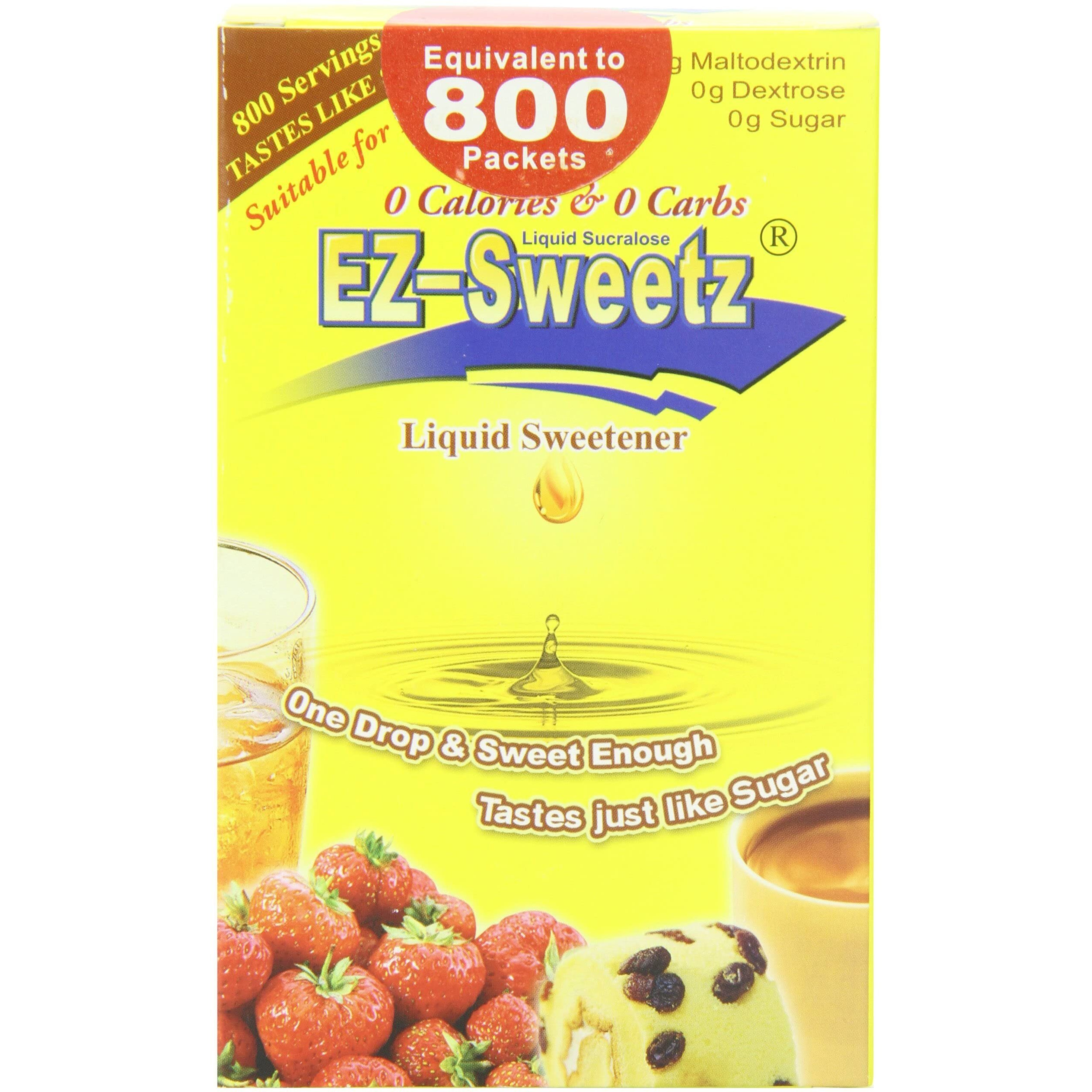 Ez-Sweetz (2.0Oz - Liquid Sweetener 800 Servings/Bottle) (Original, 1 Pack)