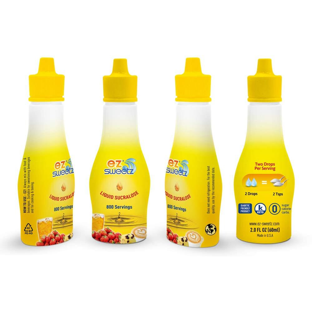 Ez-Sweetz (2.0Oz - Liquid Sweetener 800 Servings/Bottle) (Original, 1 Pack)